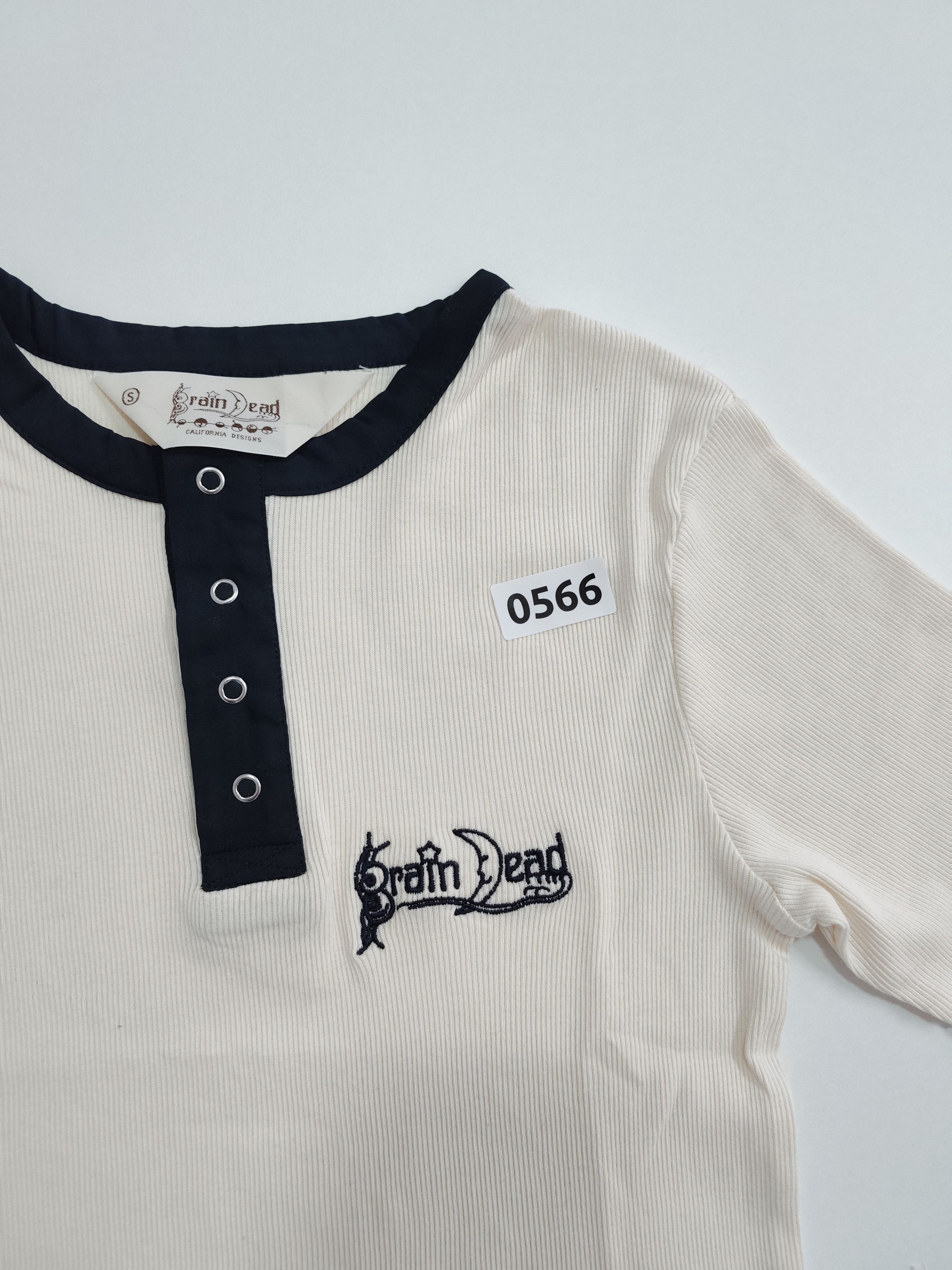 Brain Dead Brain dead "Ribbed Henley" Size S / US 4 / IT 40 - 6 Thumbnail