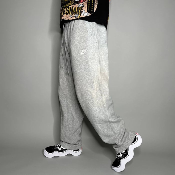 baggy grey nike sweatpants