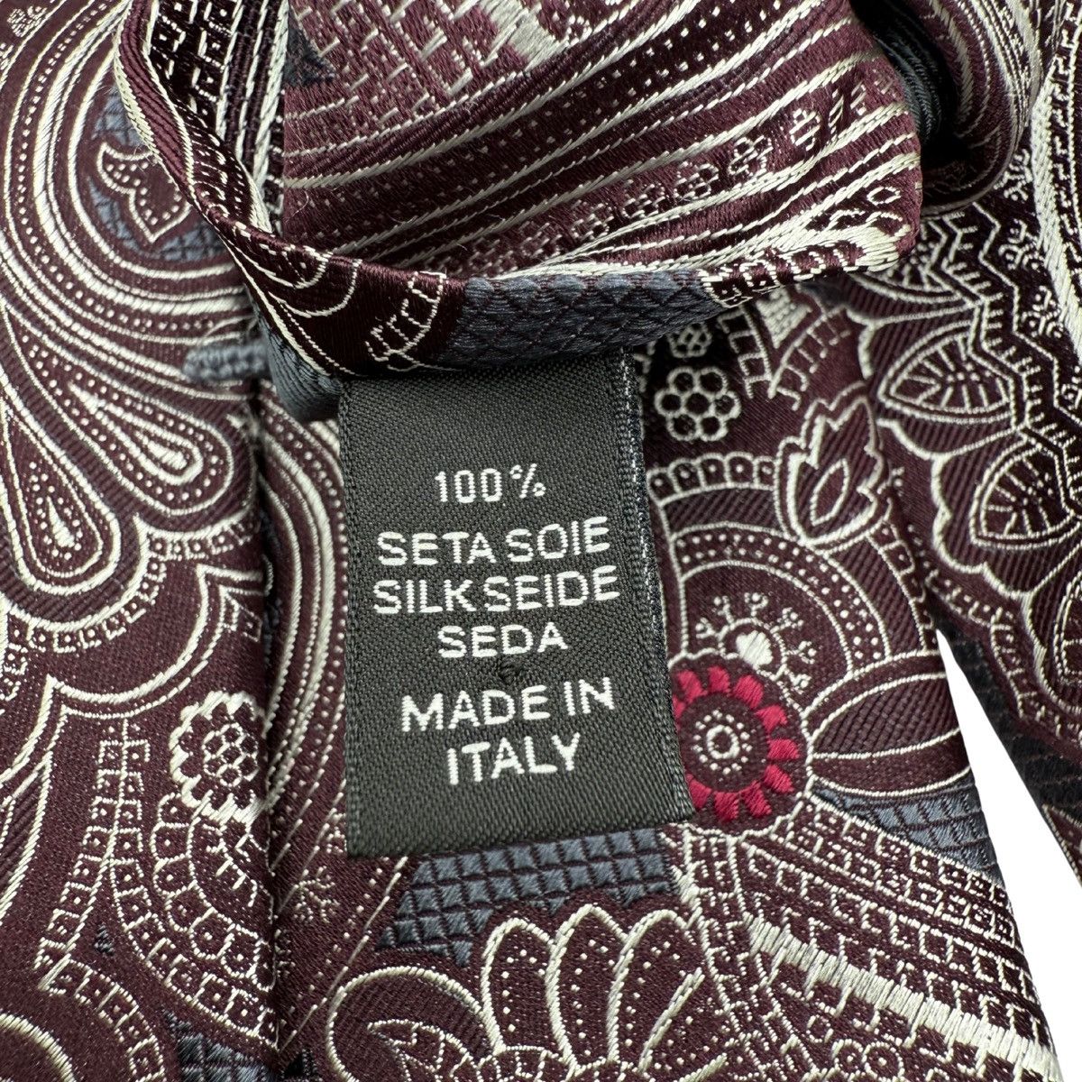 Ermenegildo Zegna Ermenegildo Zegna Silk Tie, Gray, Made in Italy, Like New Size ONE SIZE - 5 Thumbnail