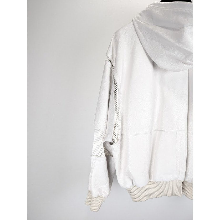 Celine o1rshd1 Oversize Blouson in White Size US M / EU 48-50 / 2 - 16 Thumbnail