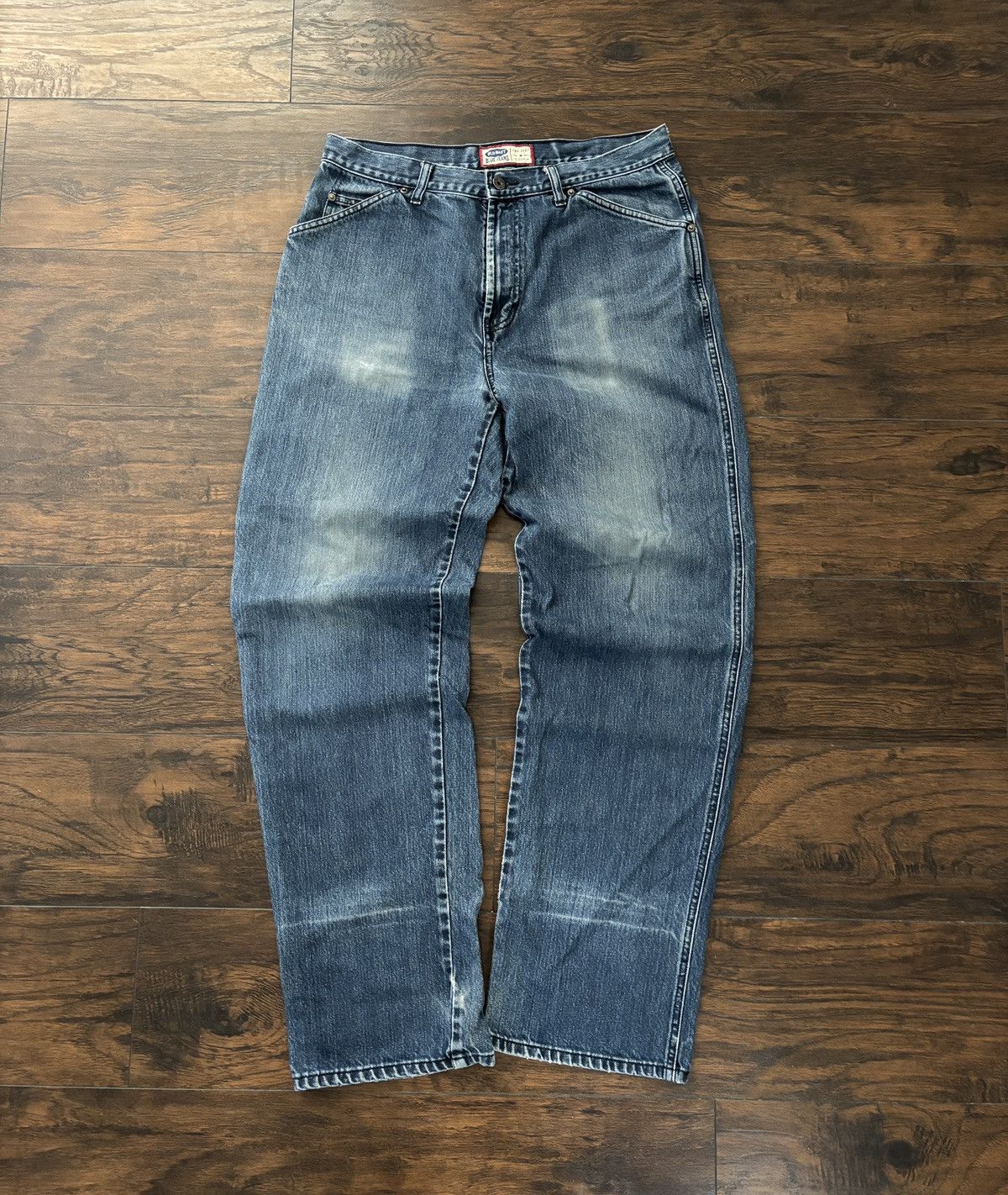 Old Navy Vintage 90s Y2K Old Navy Baggy Carpenter Jeans 32x34 Faded Size US 32 / EU 48 - 2 Thumbnail