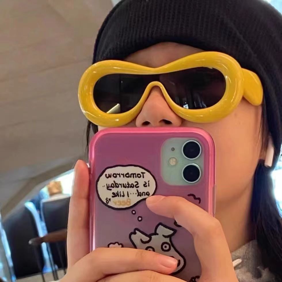 Electric Visual Punk Street ins style custom avant-garde sunglasses Size ONE SIZE - 6 Thumbnail