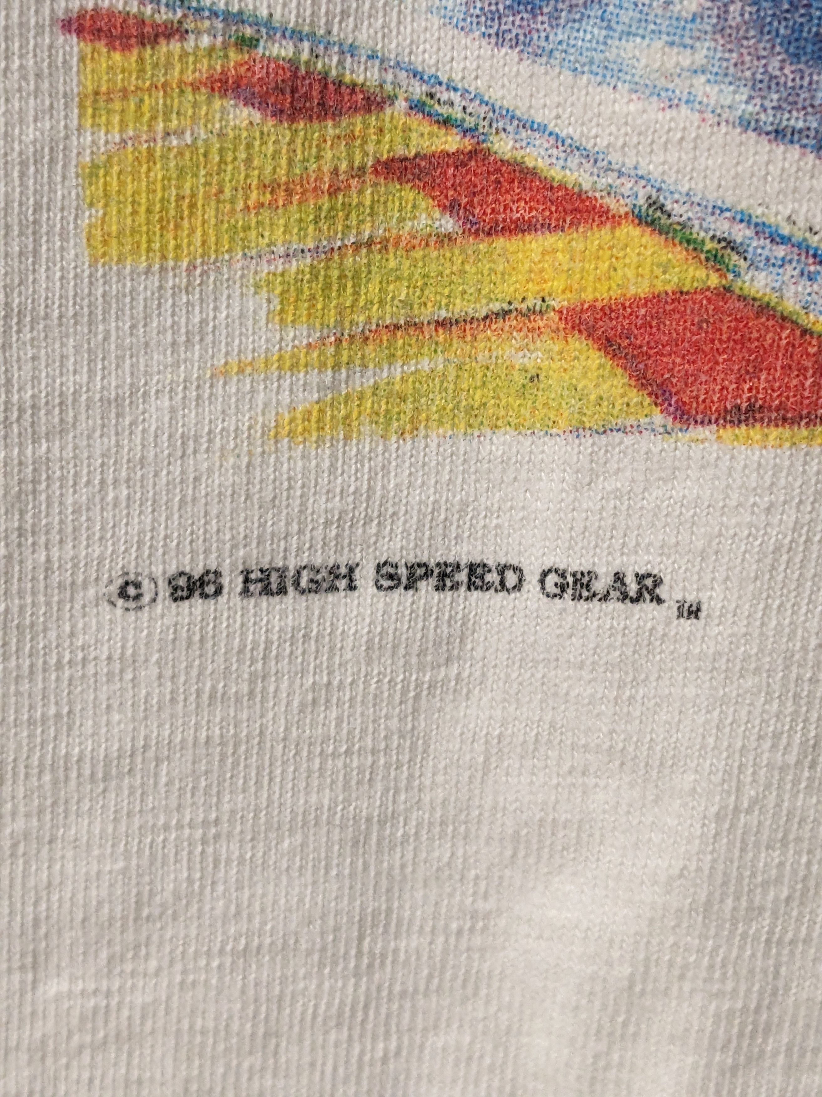 Vintage Vintage 1996 High Speed Gear Motocross Racing Dirt T-Shirt Size US XL / EU 56 / 4 - 3 Thumbnail