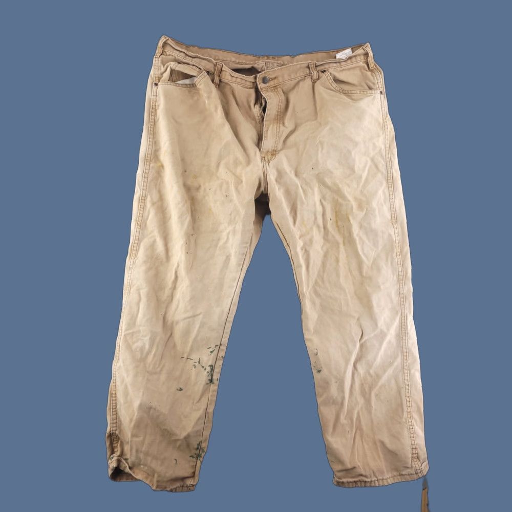 Dickies Dickies Pants Mens 42x29 Brown Canvas Workwear Carpenter Size US 42 / EU 58 - 1 Thumbnail