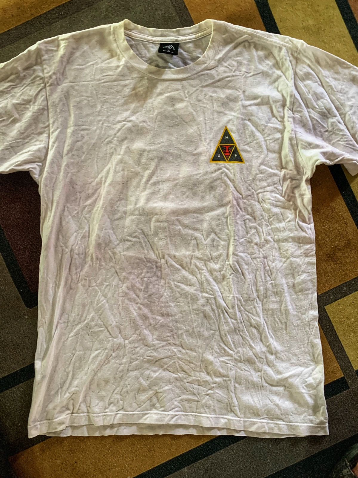 Huf × Vintage HUF White Tee Logo's Size US M / EU 48-50 / 2 - 2 Thumbnail