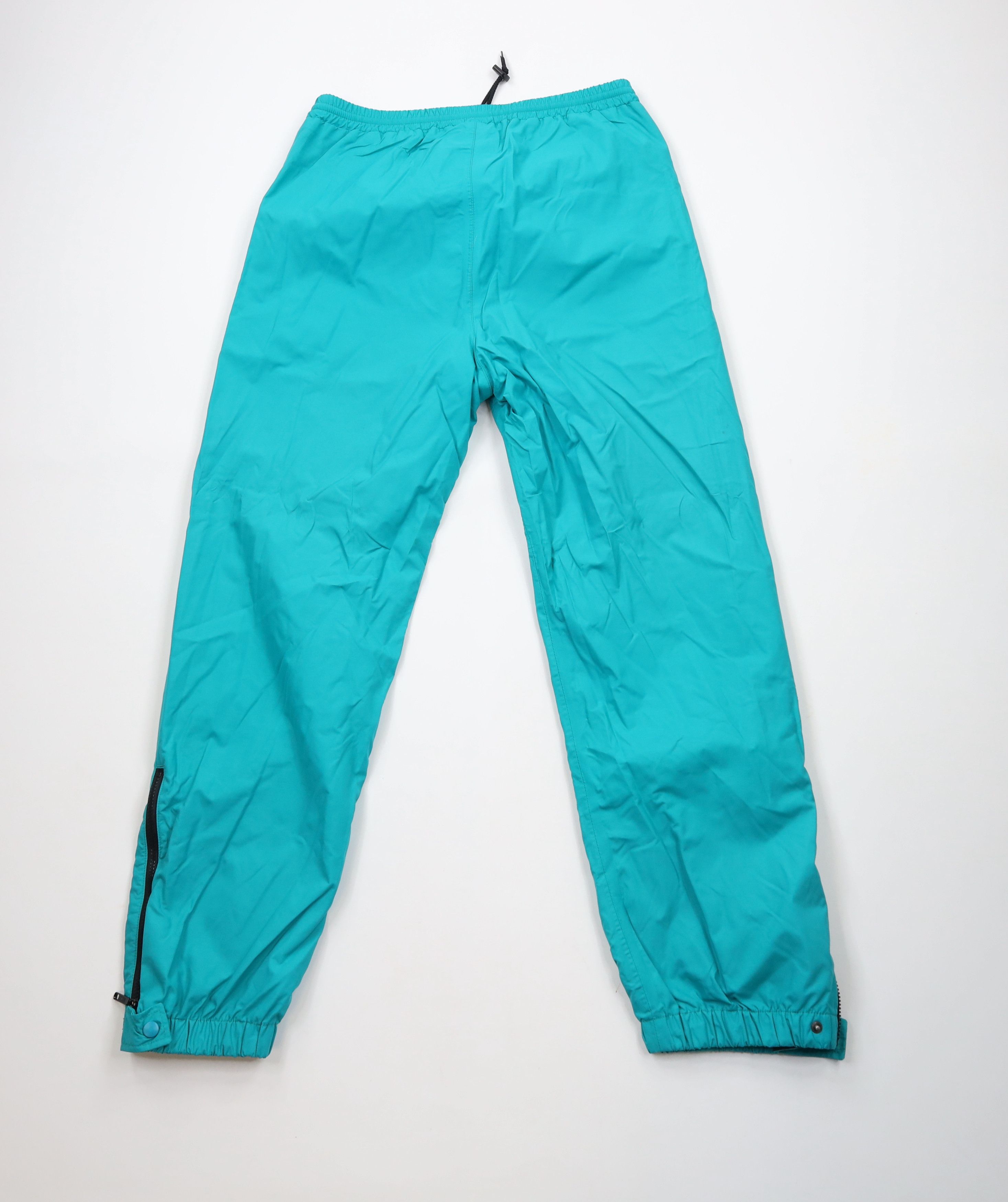 Eddie Bauer × Vintage Vintage 90s Eddie Bauer Waterproof Rain Jogger Pants Teal Size US 32 / EU 48 - 7 Thumbnail