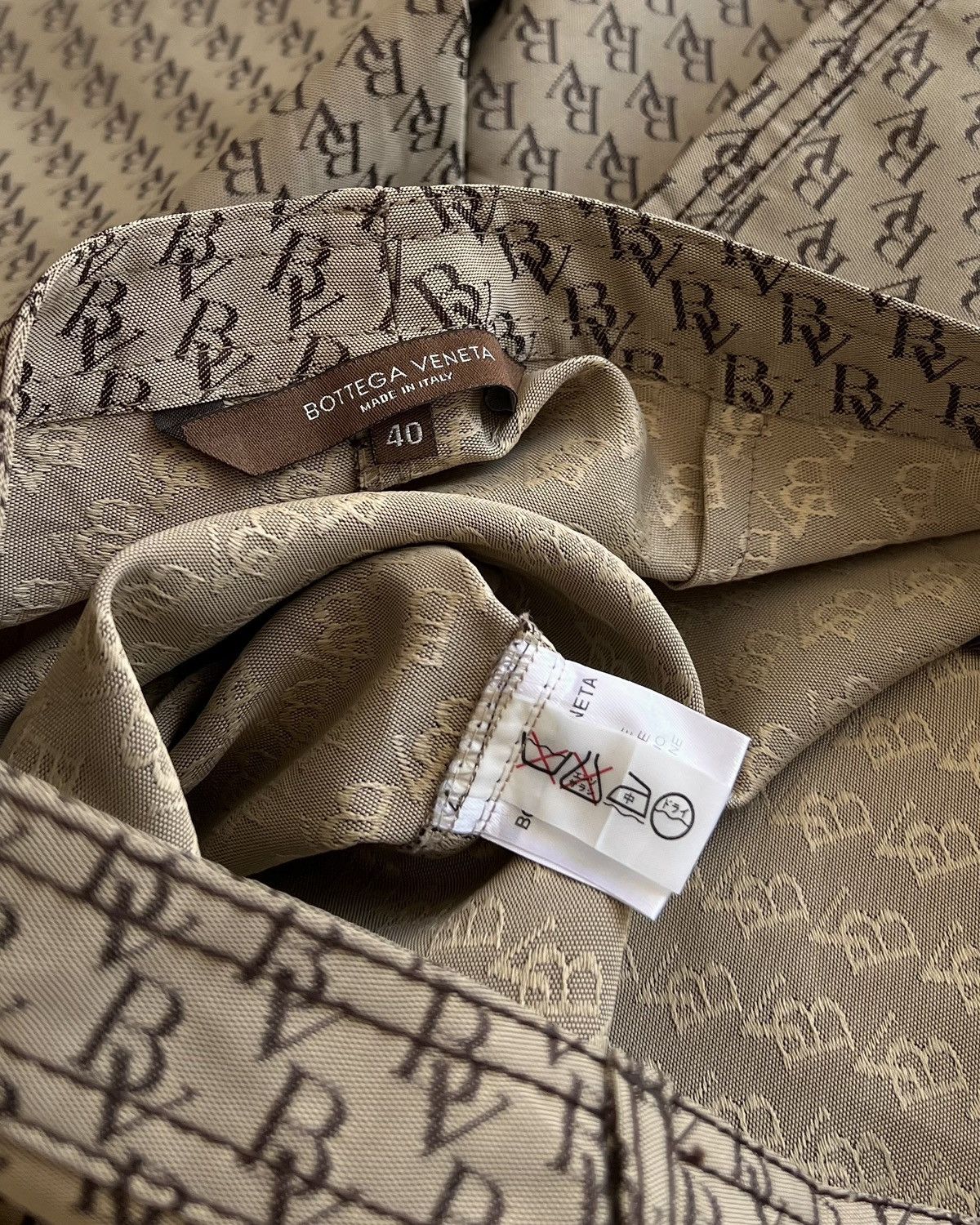 Bottega Veneta BOTTEGA VENETA MONOGRAM TROUSERS Size 26" / US 2 / IT 38 - 10 Thumbnail