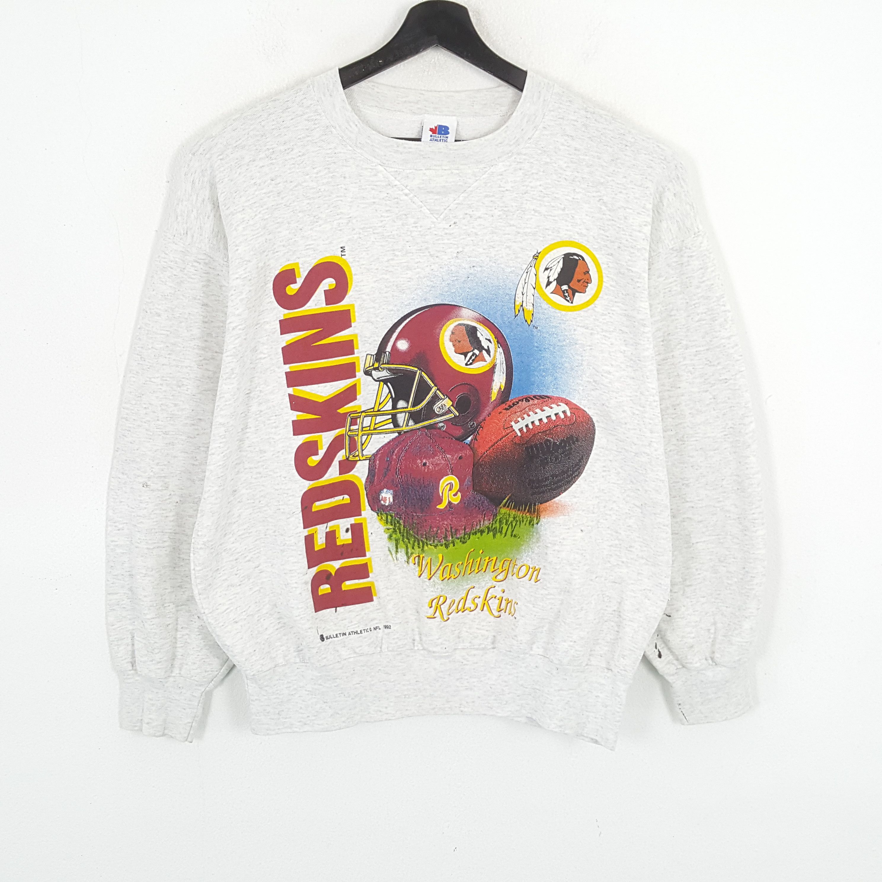 NFL × Vintage WASHINGTON REDSKINS NFL Football Vintage Sweatshirt Size US XL / EU 56 / 4 - 1 Thumbnail