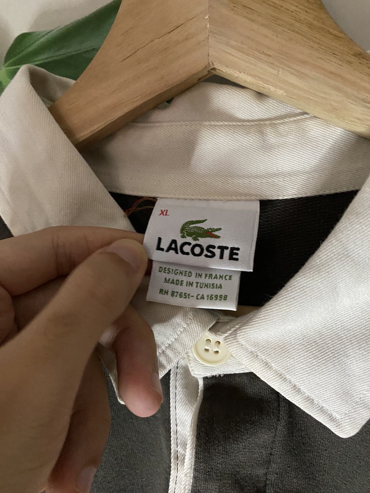 Designer Vintage Lacoste Stripe 27 Size US L / EU 52-54 / 3 - 8 Thumbnail