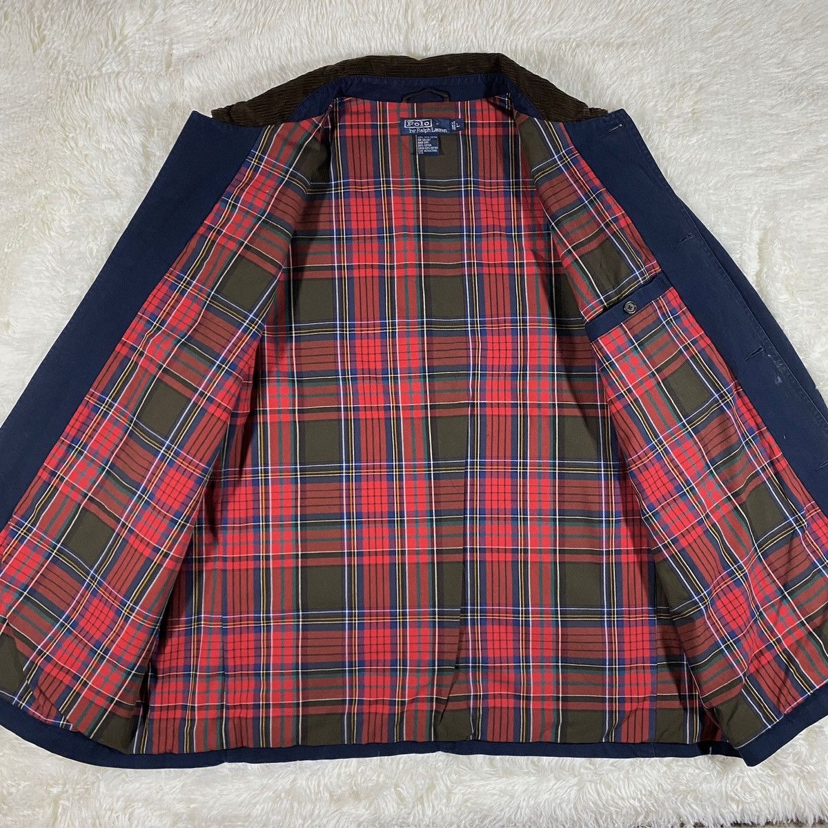 Polo Ralph Lauren × Vintage Ralph Lauren Navy Coat Size US L / EU 52-54 / 3 - 2 Thumbnail