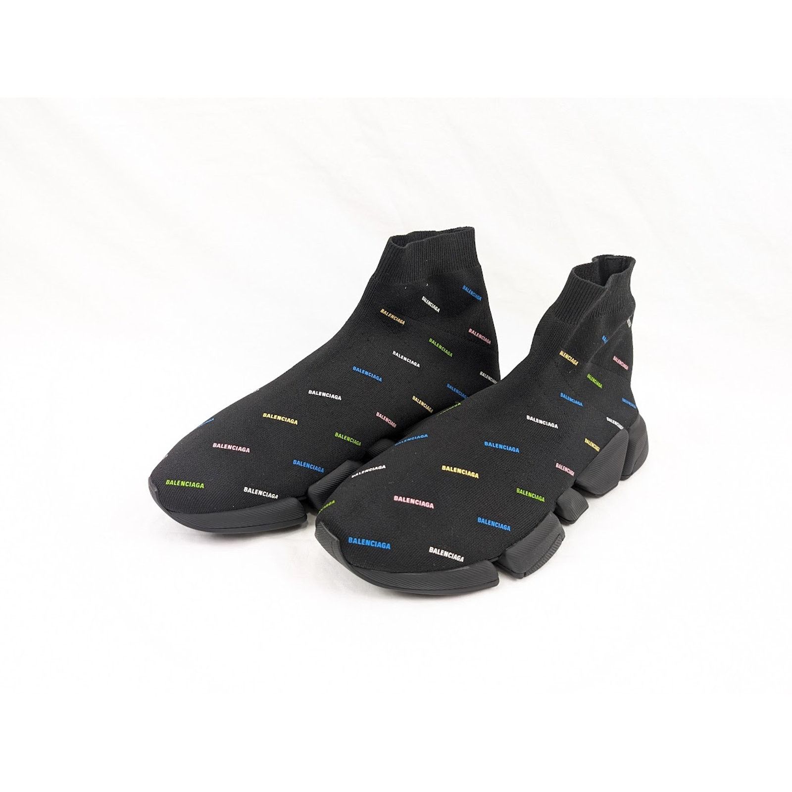 Balenciaga o1rshd1 Recycled Speed 2.0 Low-Top Sneakers Black/Multicolor Size US 13 / EU 46 - 19 Thumbnail