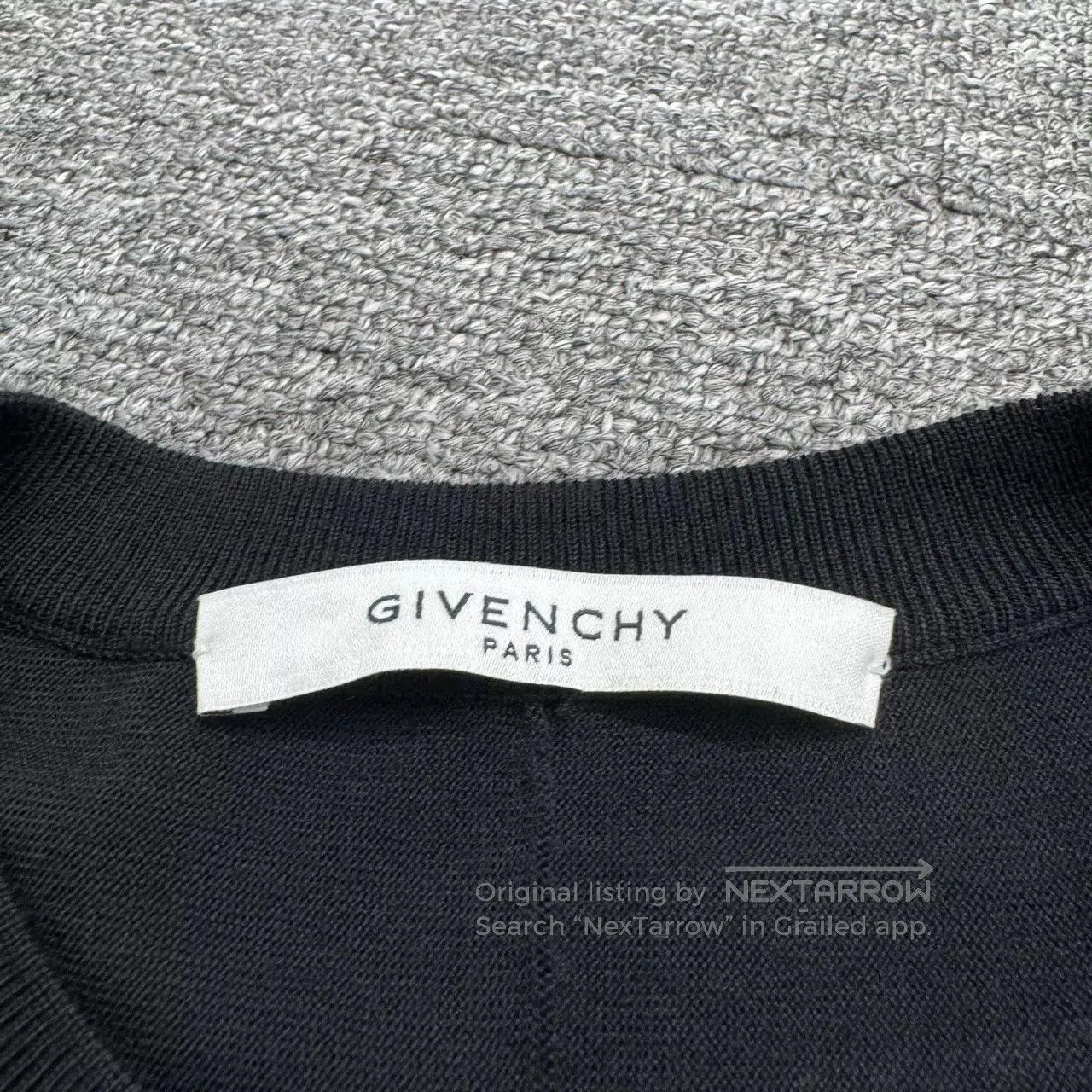 Givenchy Givenchy Black Wool Knit Sweater. Size US L / EU 52-54 / 3 - 2 Thumbnail