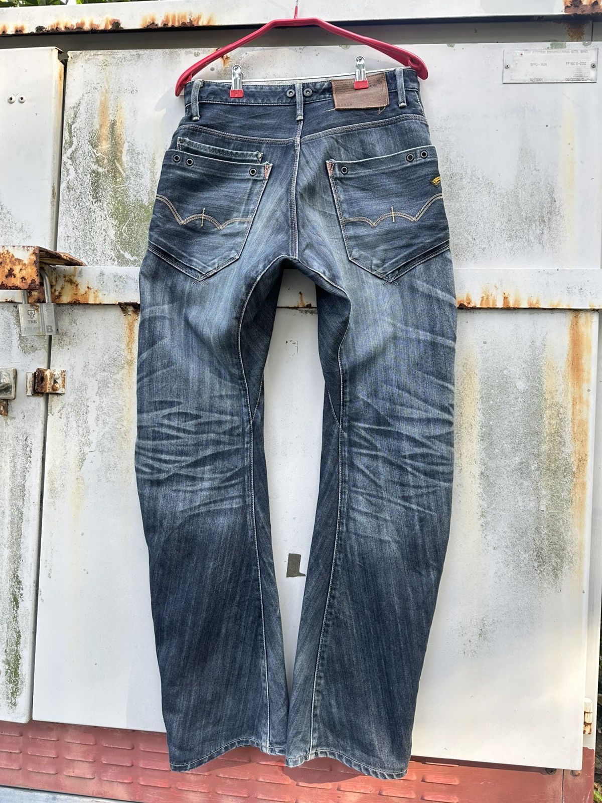 Edwin 👹Vintage Edwin 505 E-Function Baggy Blue Jeans Size US 30 / EU 46 - 3 Thumbnail