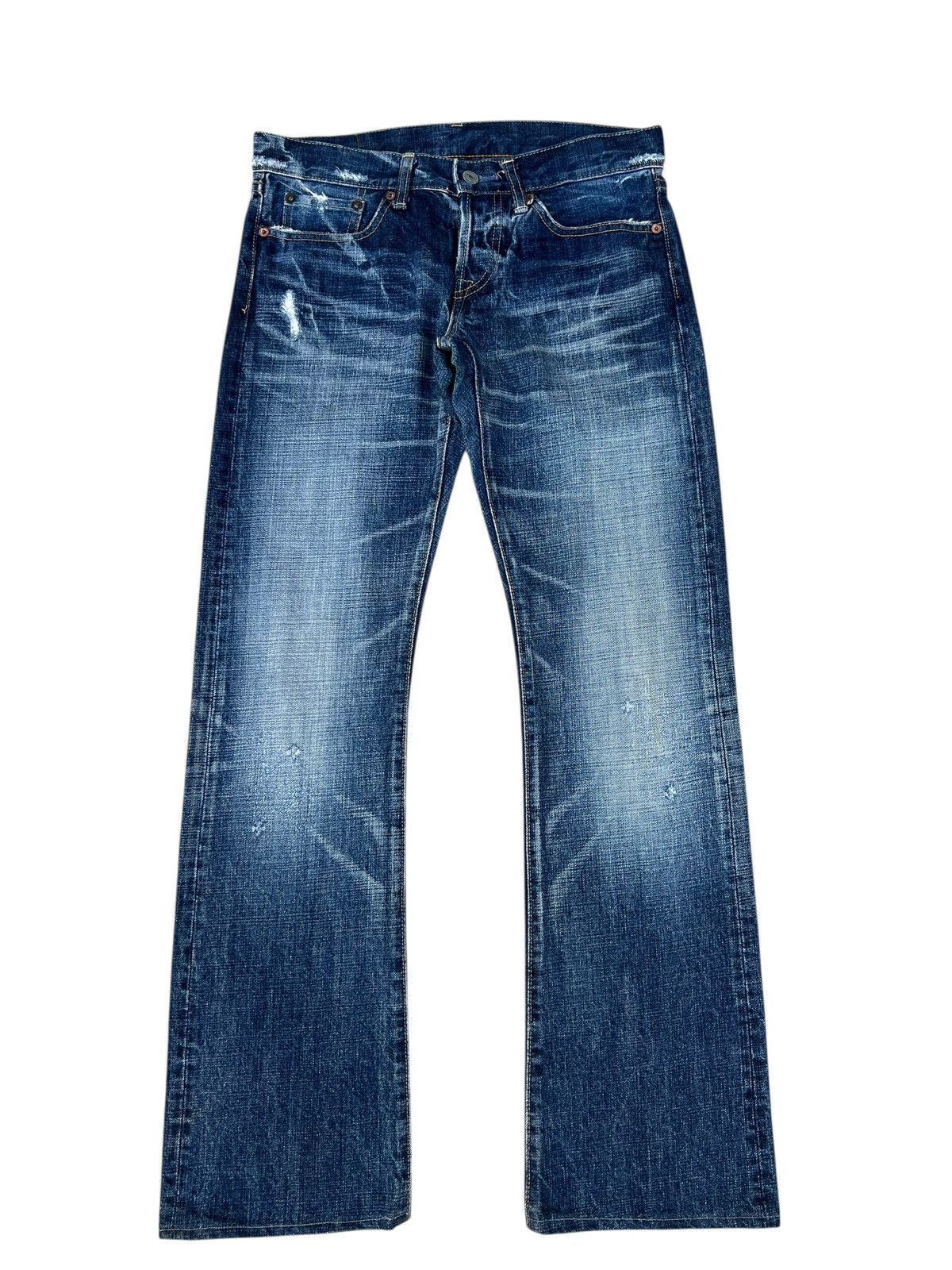 Eternal Vintage Eternal Japan Distressed Denim Flare Jeans Size US 28 / EU 44 - 1 Thumbnail