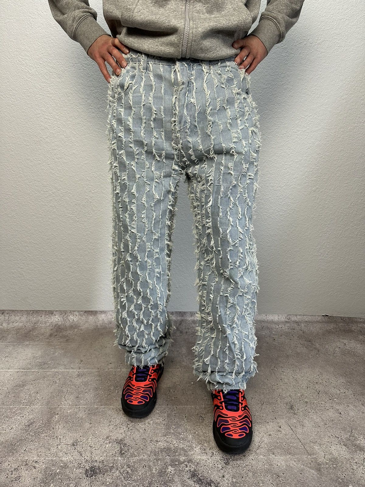 Japanese Brand × Vintage Vintage Junya Watanabe Style Japanese Denim Jeans Y2K Size US 32 / EU 48 - 1 Thumbnail