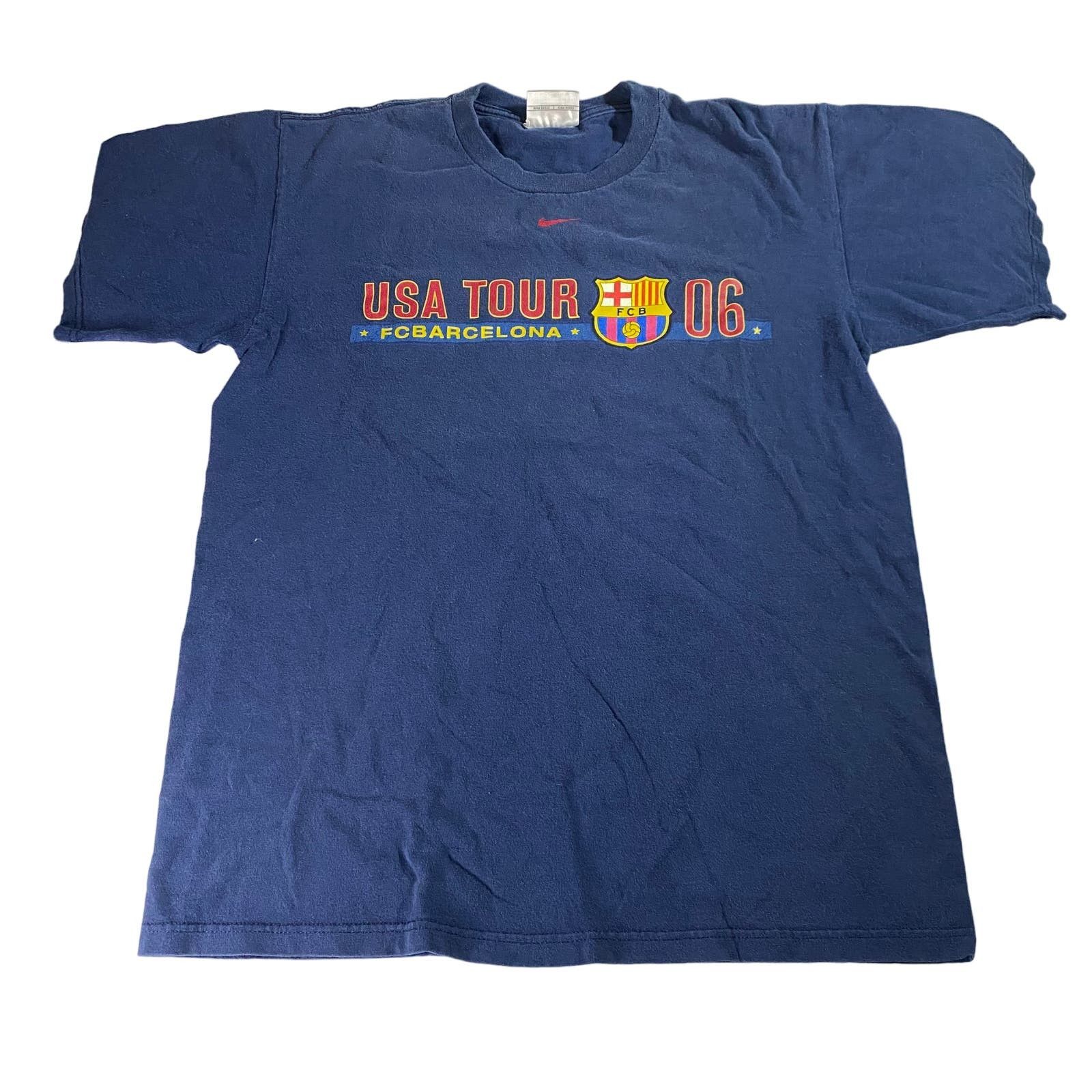 Nike 2006 USA Tour Barcelona Shirt Men's Small Ronaldinho