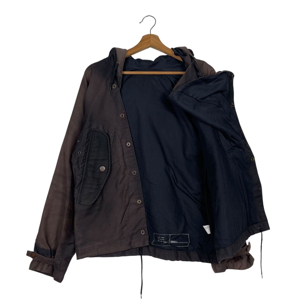 Other USN Wet Weather Faded Hooded Parka Size US S / EU 44-46 / 1 - 10 Thumbnail