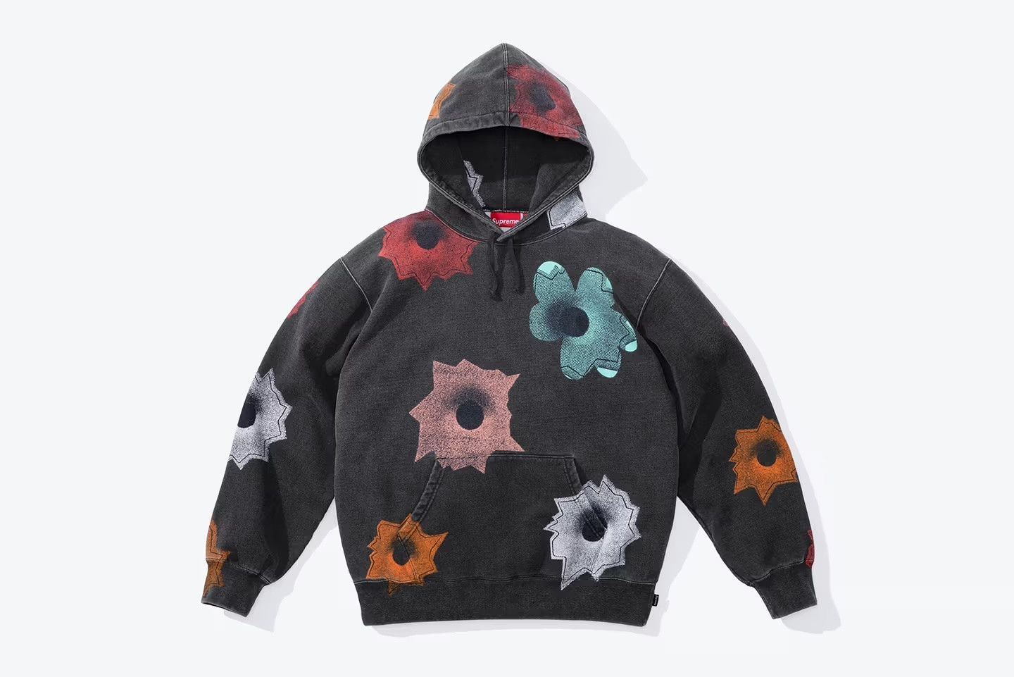 Supreme Supreme Nate Lowman Hooded Sweatshirt - Size M Size US M / EU 48-50 / 2 - 5 Thumbnail