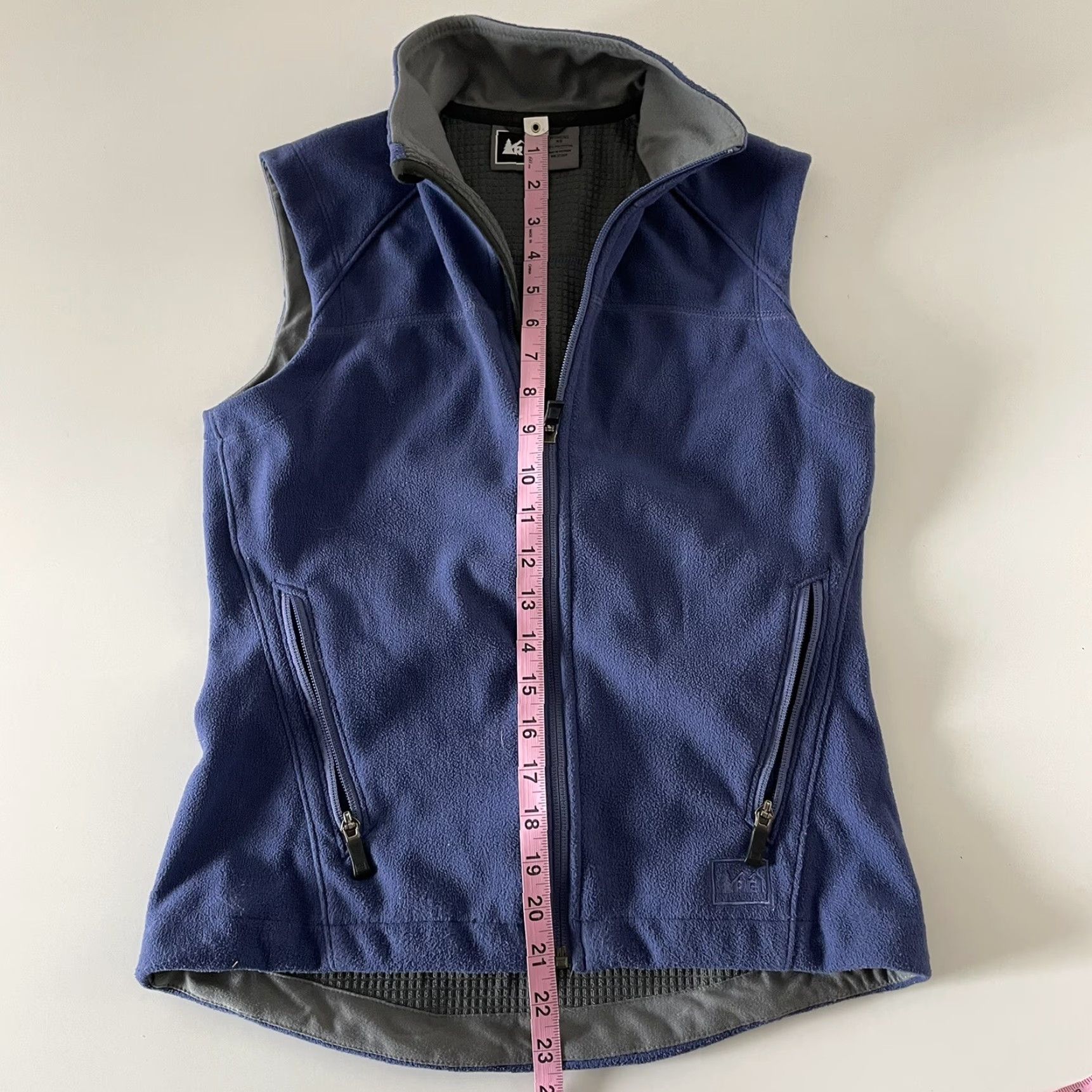 Vintage REI Fleece Full Zip Vest Women's XS Gray Purple Shirt Vest Womens XS Gray Size XS / US 0-2 / IT 36-38 - 5 Thumbnail