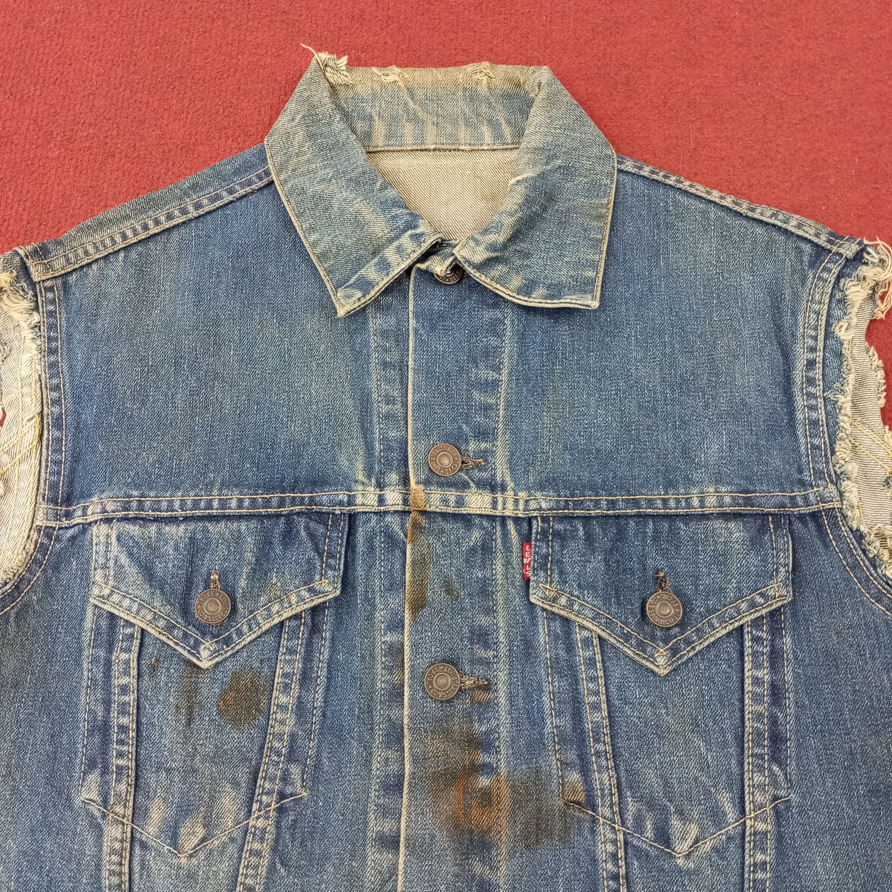 Levi's Levis Big E Sleeveless Jacket C214N12 Size US S / EU 44-46 / 1 - 4 Thumbnail