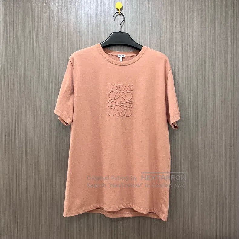 Loewe LOEWE Embroidered Logo Pattern Round Neck Short Sleeve T-S Size US M / EU 48-50 / 2 - 1 Thumbnail