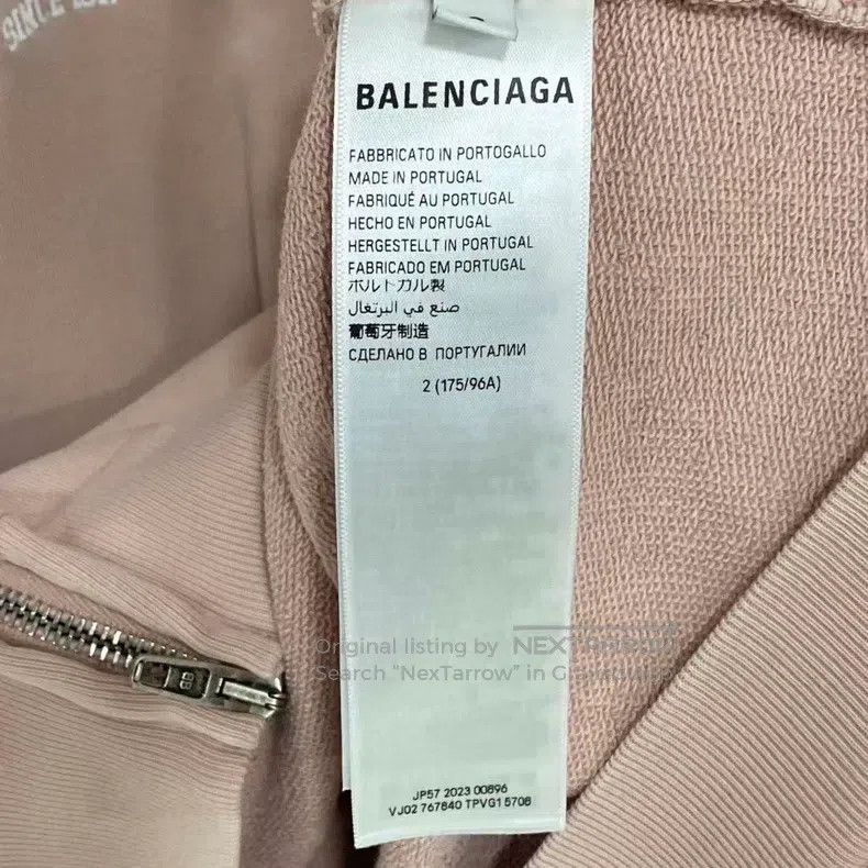 Balenciaga Balenciaga Reversed Upside-Down Letter Embroidered Pink Zi Size US M / EU 48-50 / 2 - 6 Thumbnail