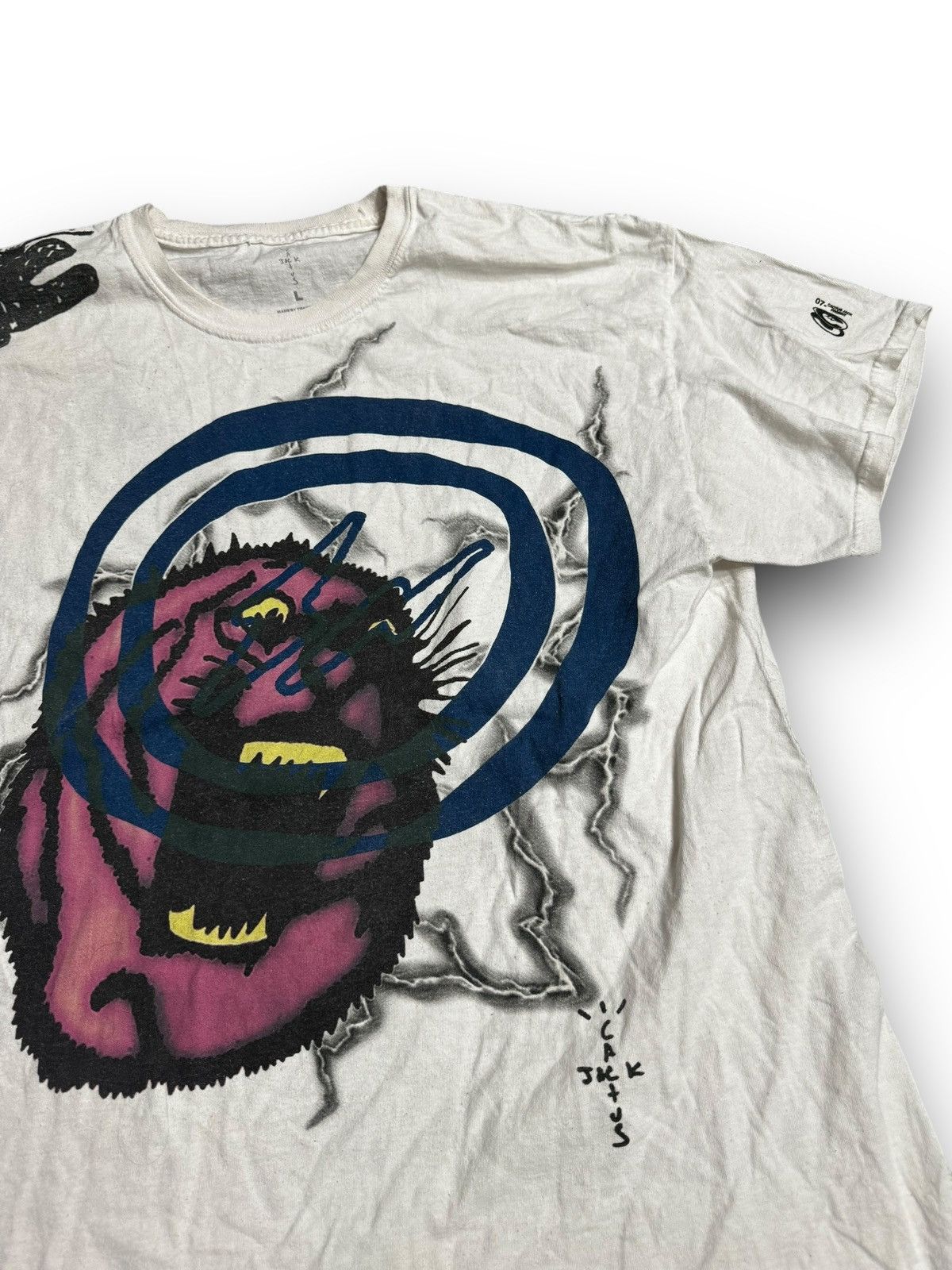 Fragment Design Travis Scott Fragment all over print cactus jack t shirt Size US L / EU 52-54 / 3 - 3 Thumbnail
