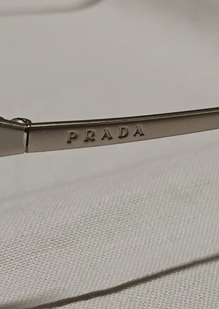 Prada PRADA Sunglasses SPR 58E Wrap Star Rimless Luna Rossa Size ONE SIZE - 5 Thumbnail