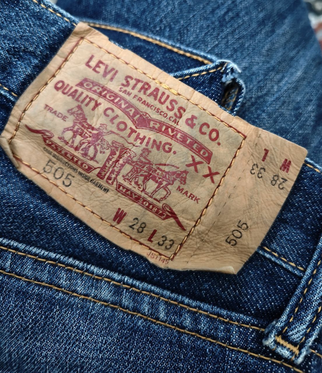 Levi's Levi's 505 28x33 Distressed Denim Size US 30 / EU 46 - 7 Thumbnail