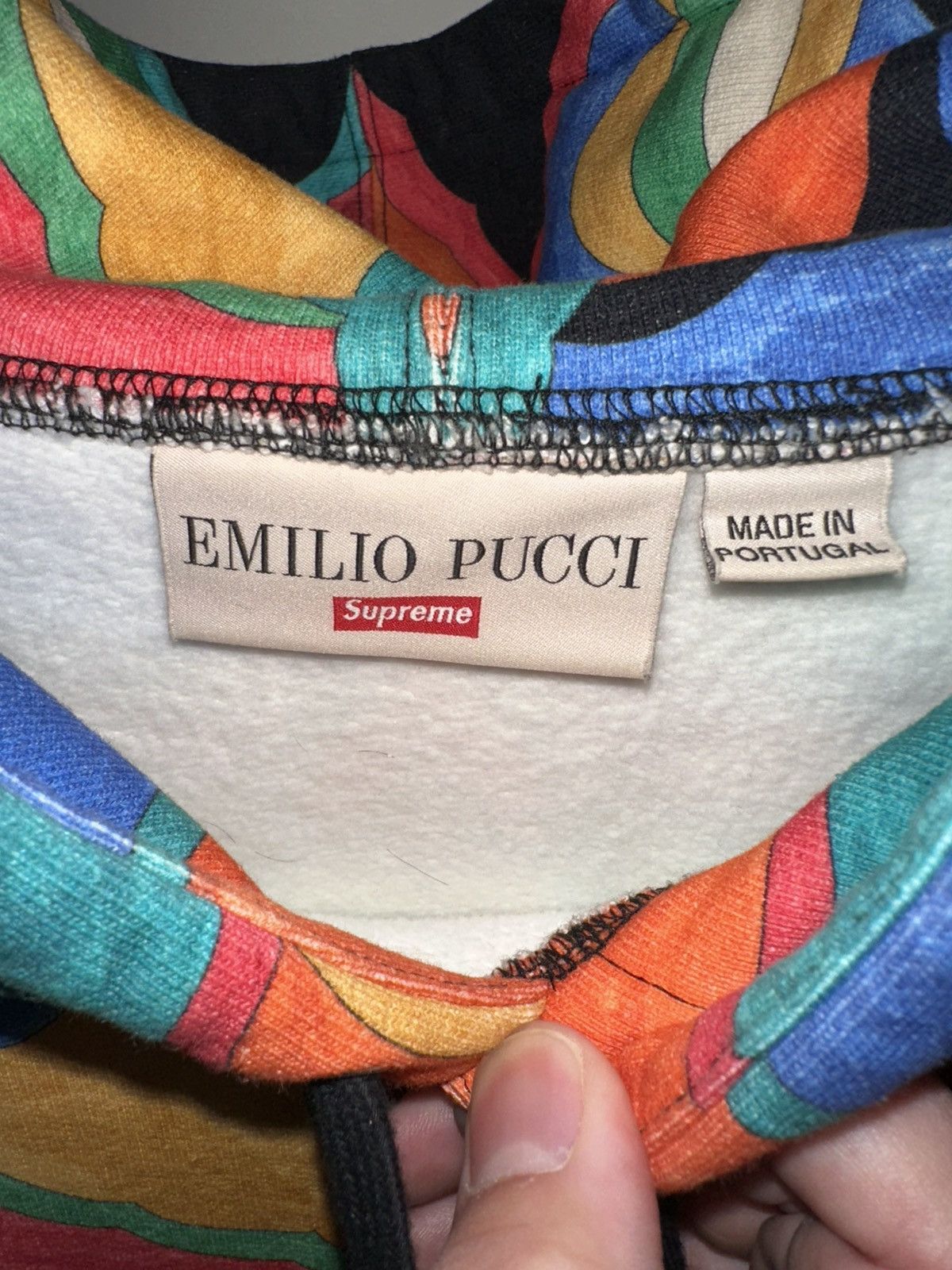 Supreme Supreme Emilio Pucci Hooded Sweatshirt Size US M / EU 48-50 / 2 - 3 Thumbnail