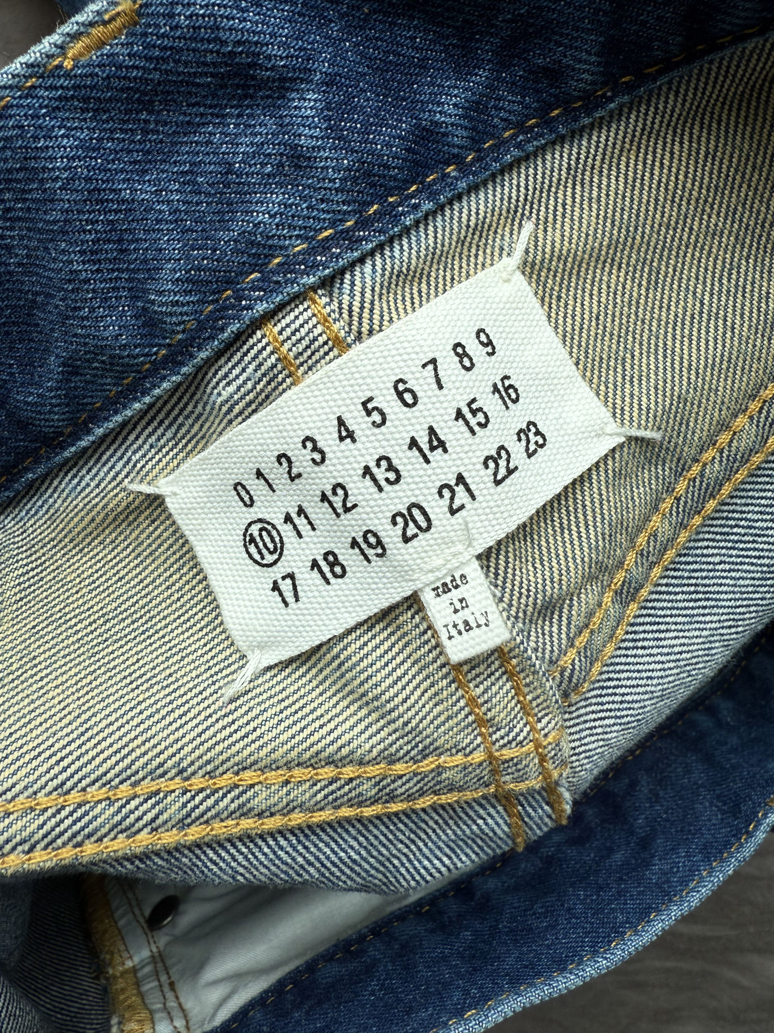 Maison Margiela × Ralph Lauren × The Row Maison Margiela Two-Toned Deconstructed Jeans Size US 30 / EU 46 - 6 Thumbnail