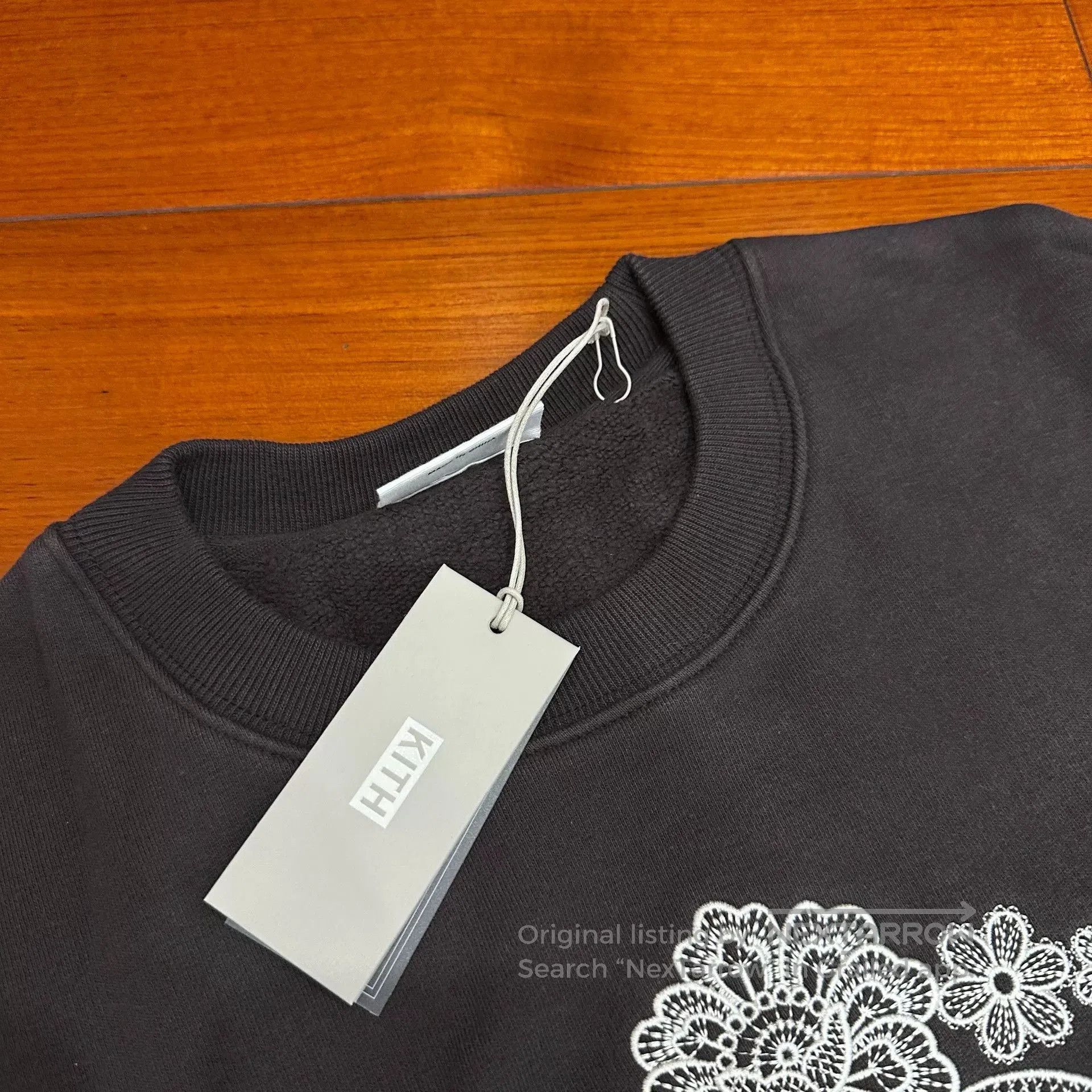 Kith KITH Fall 2024 Floral Lace Sweatshirt. Size S / US 4 / IT 40 - 3 Thumbnail