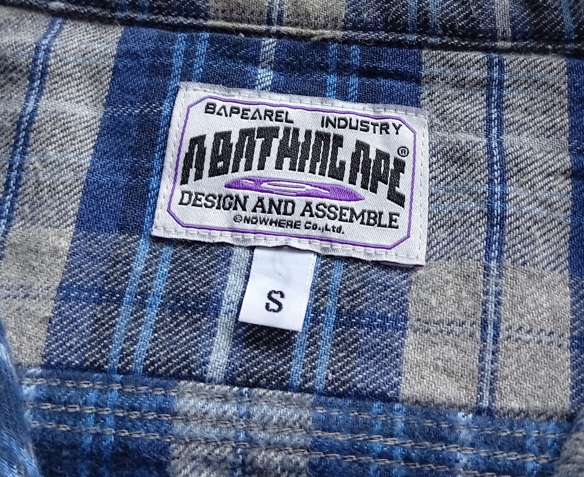 Bape plaid flanel shirt Size US S / EU 44-46 / 1 - 4 Thumbnail