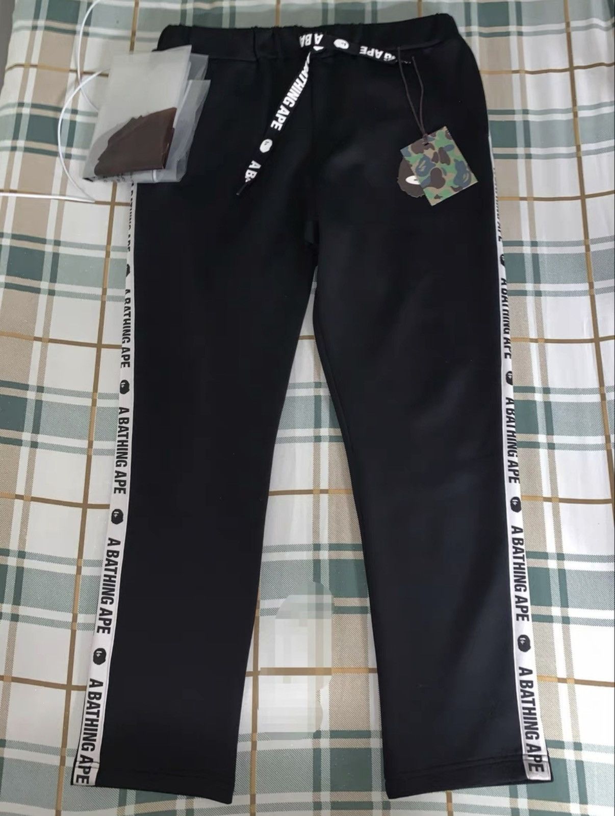 Bape BAPE OG Nigo era woven fabric straight-leg pants Size US 36 / EU 52 - 1 Thumbnail
