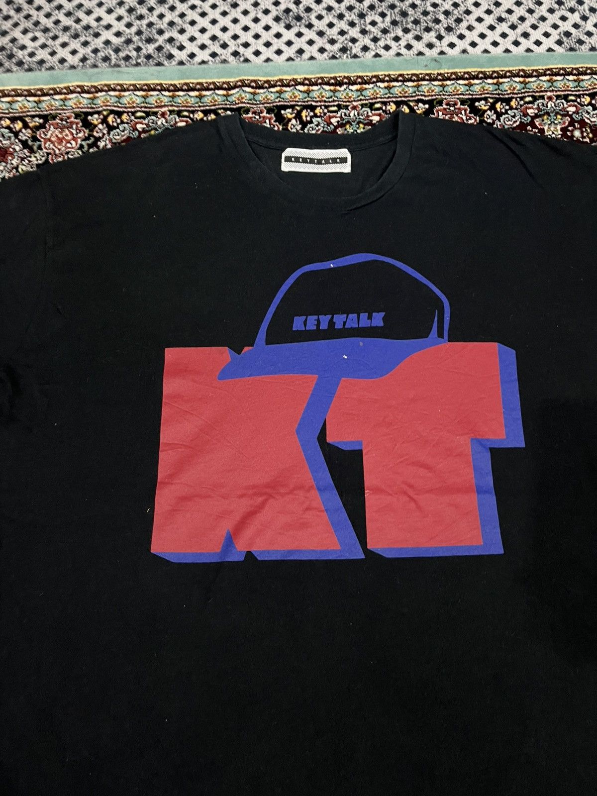 If Six Was Nine Key Talk Japanese Brand OVERSIZED Tee Size US XL / EU 56 / 4 - 7 Thumbnail