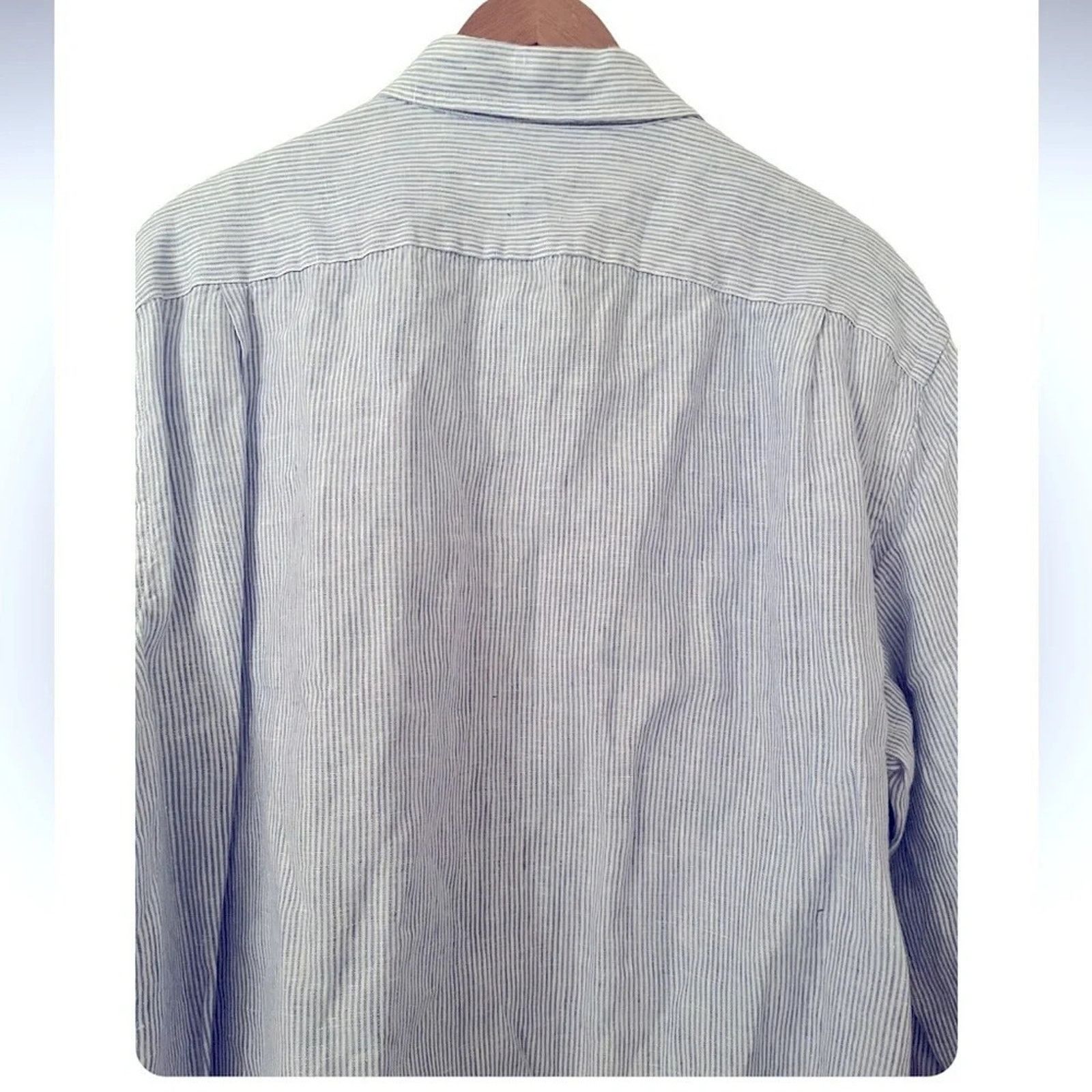 J.Crew J.Crew Baird McNutt long sleeve 100% Irish linen shirt, XL Size US XL / EU 56 / 4 - 2 Thumbnail