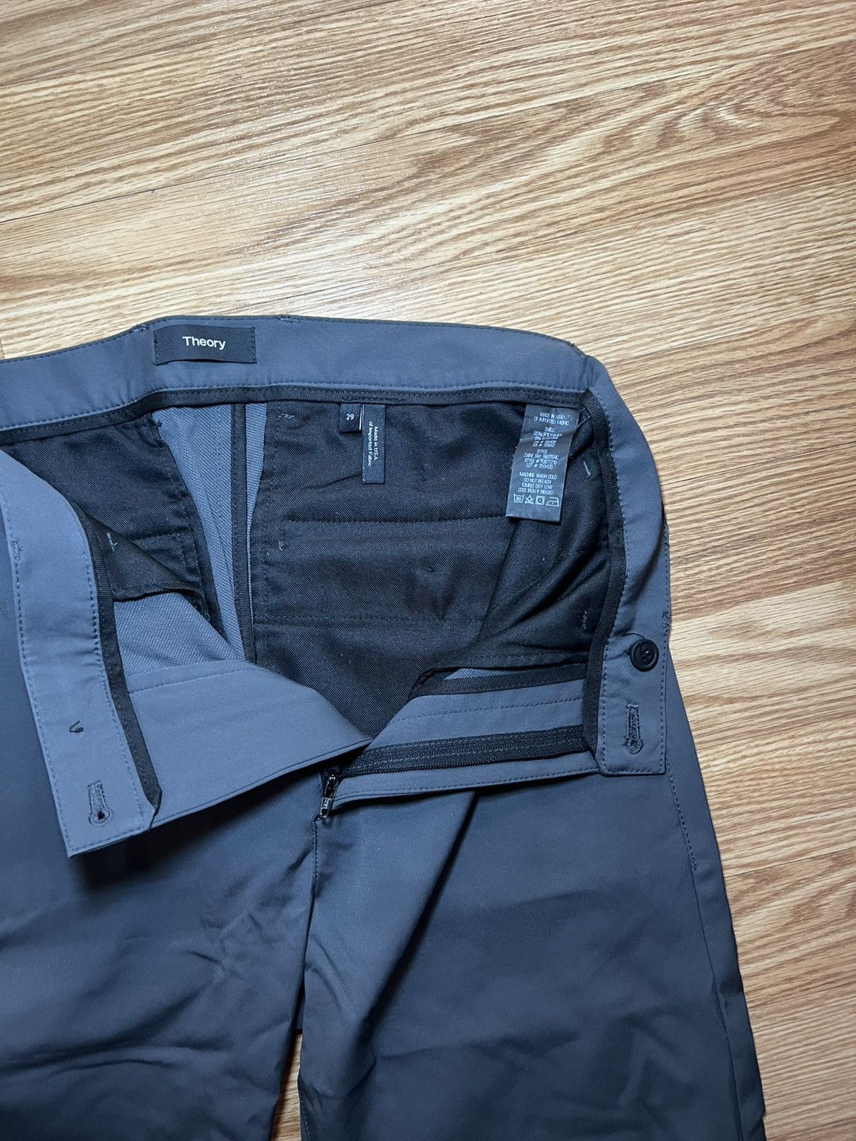 Theory Zaine Neoteric Grey Pants Size US 29 - 2 Thumbnail