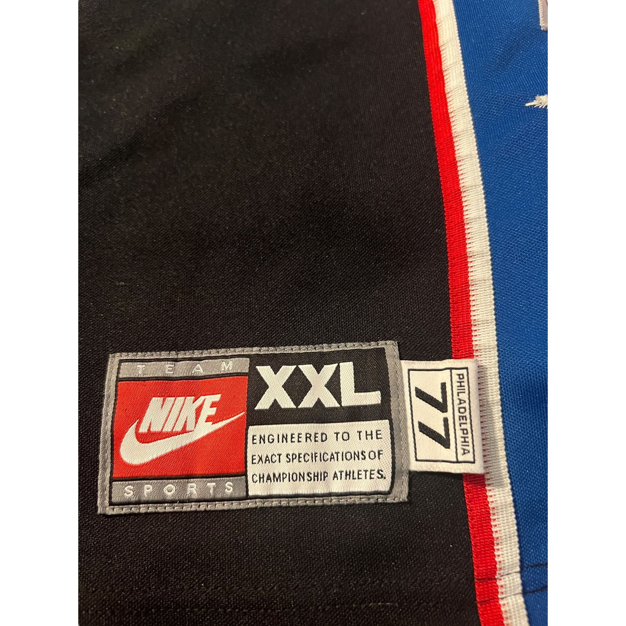 Nike Nike Sixers Warmup Shirt Jacket Black Red White Blue Size XX Size US XXL / EU 58 / 5 - 3 Thumbnail