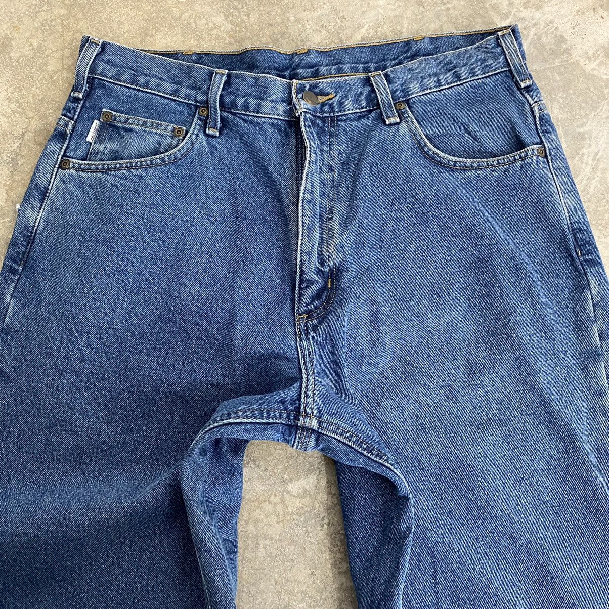 Carhartt Vintage Carhartt Blanket Lined Relaxed Fit Denim Jeans Size US 35 - 16 Thumbnail
