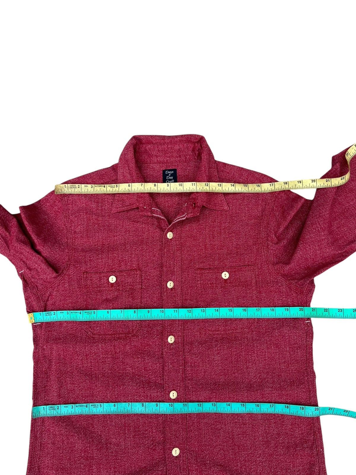 Freewheelers Days & Day Craft Selvedge Gusset Salt & Pepper Work Shirt Size US M / EU 48-50 / 2 - 4 Thumbnail