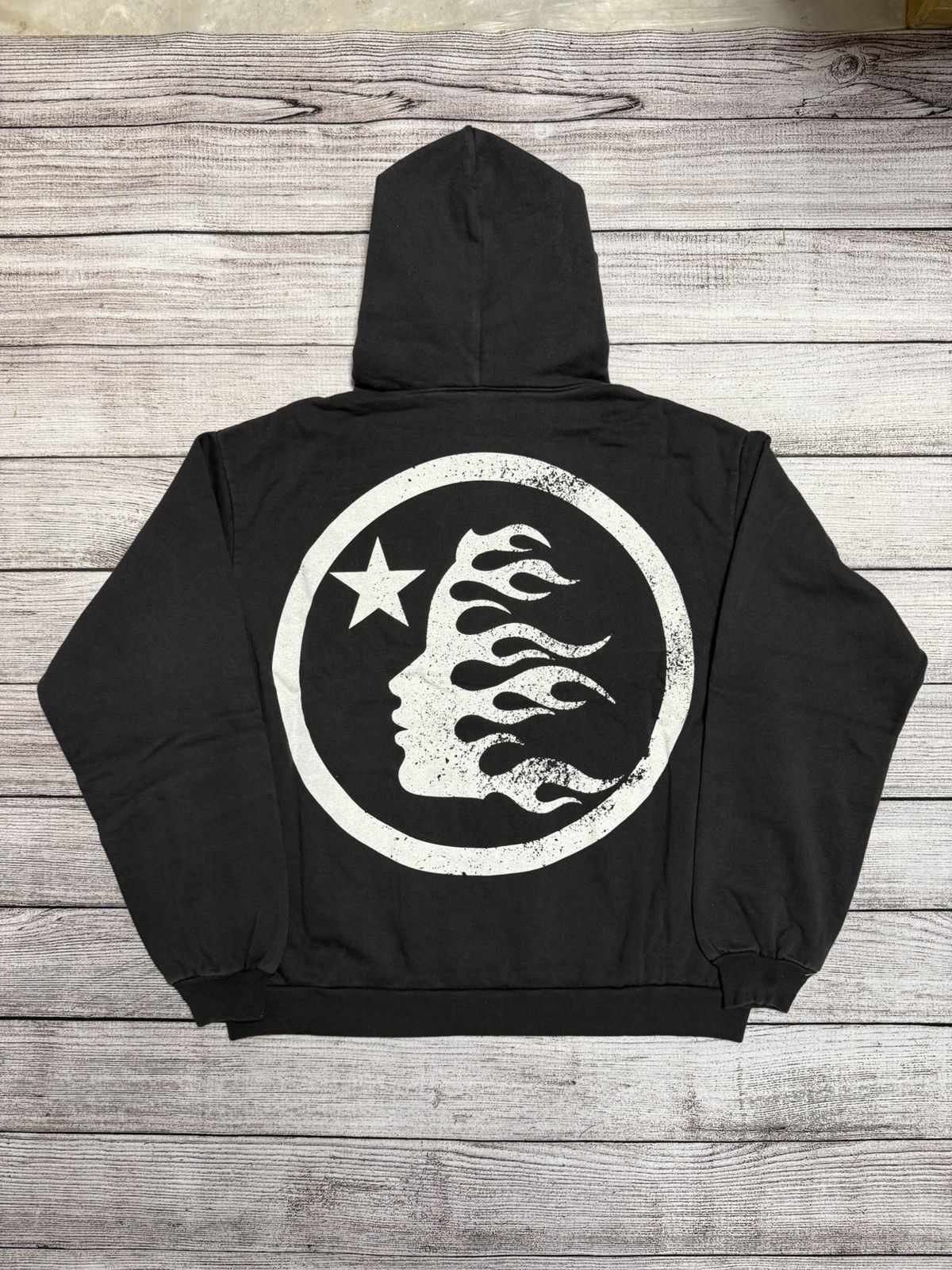 HELLSTAR Hellstar Classic Basic Washed Hoodie Black Size S Size US S / EU 44-46 / 1 - 2 Thumbnail