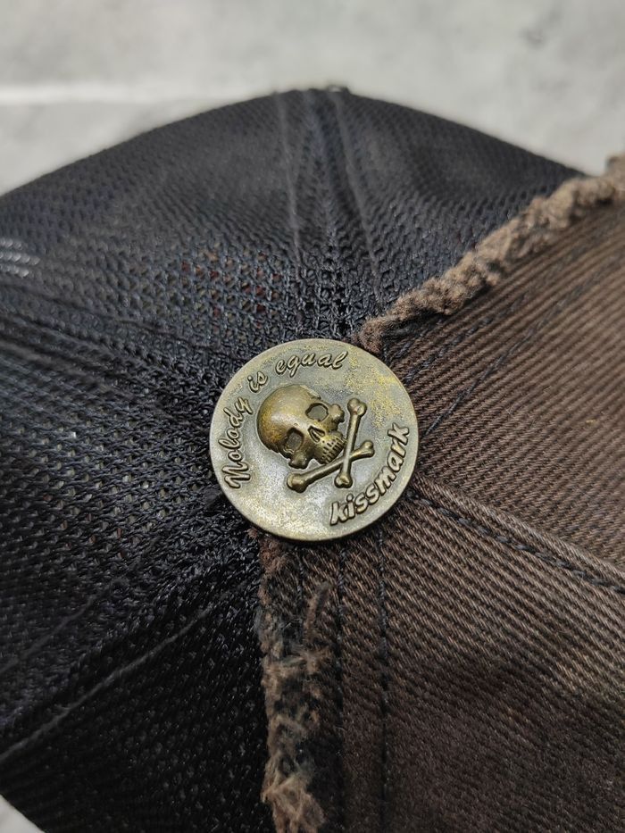 Japanese Brand Vintage Kissmark Distressed Style Cap Hat Size ONE SIZE - 6 Thumbnail