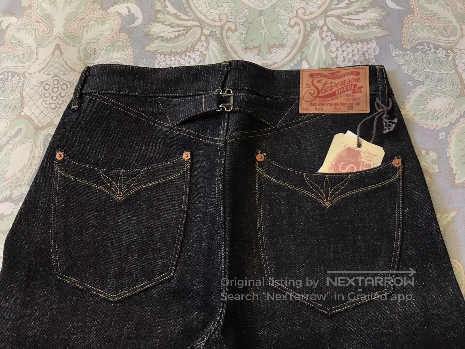 Visvim Stevenson Overall 350 Raw Denim Jeans. Size US 29 - 3 Thumbnail