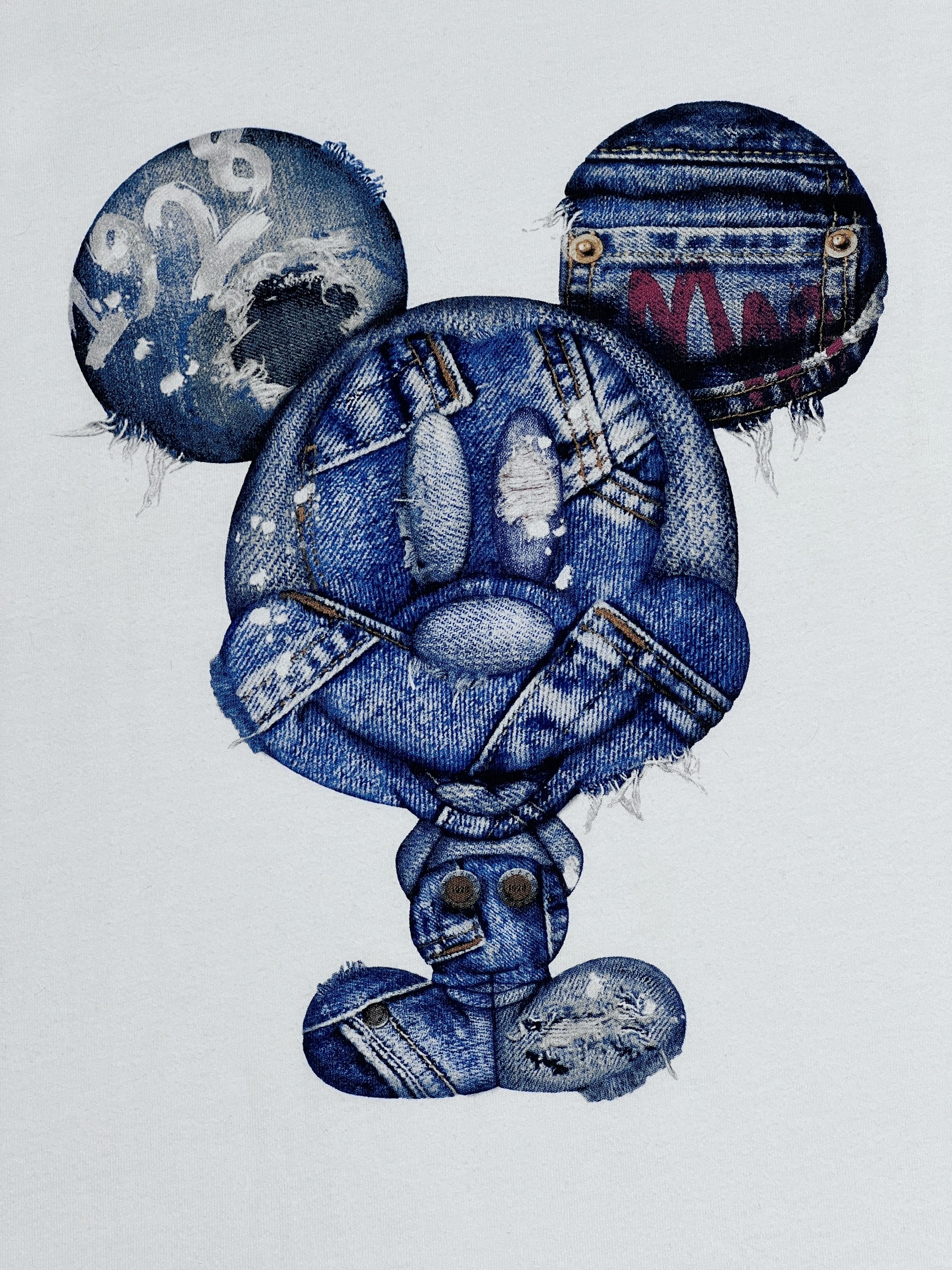 Mickey Mouse × Uniqlo Uniqlo UT x Disney T-Shirt Mickey Mouse Jeans Logo Size US L / EU 52-54 / 3 - 5 Thumbnail