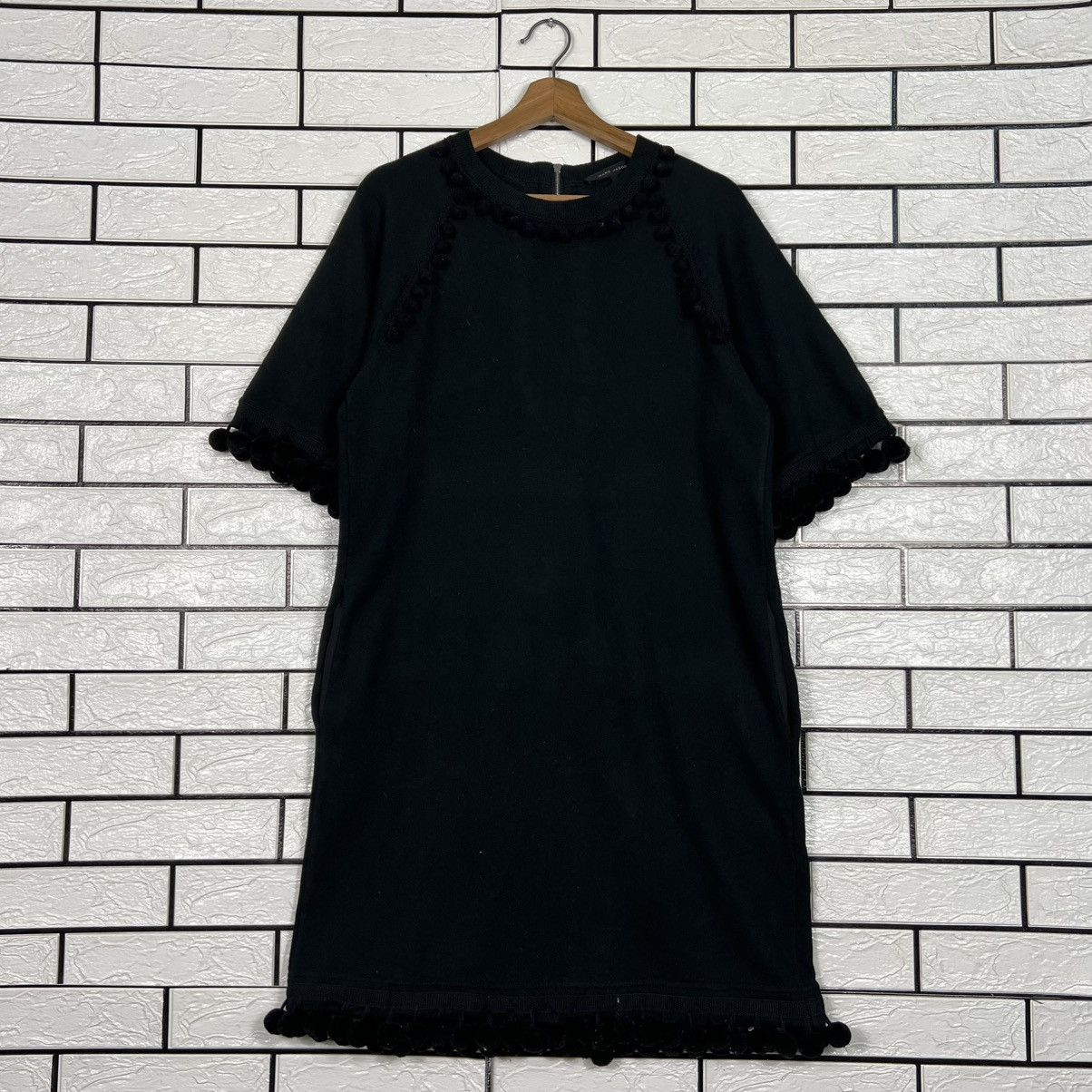 Marc Jacobs MARC JACOBS Black Half Zip on Back Long Shirt #4237-C193 Size S / US 4 / IT 40 - 1 Thumbnail
