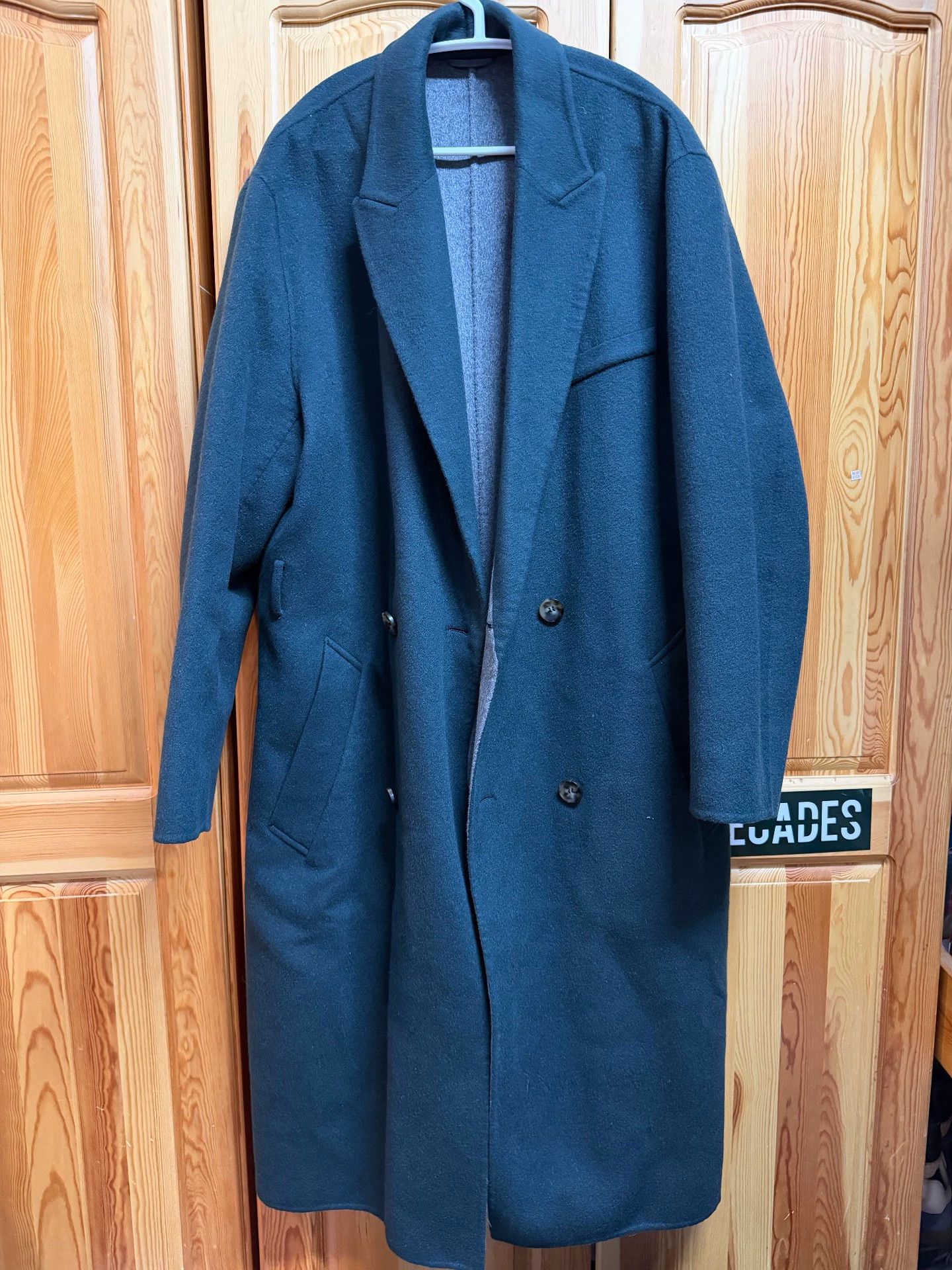 Other Blue Erdos never worn wool + alpaca overcoat xl Size US XL / EU 56 / 4 - 1 Thumbnail