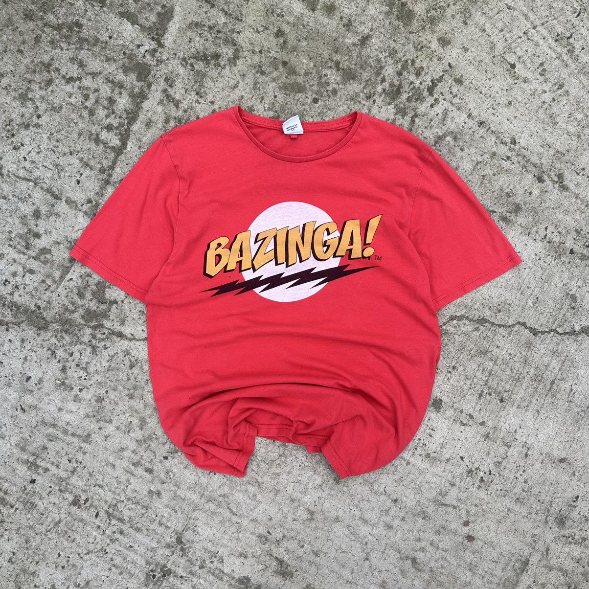 Warner Bros Vintage Adult The Big Bang Theory T-shirts Big Logo Bazinga Size US M / EU 48-50 / 2 - 1 Thumbnail