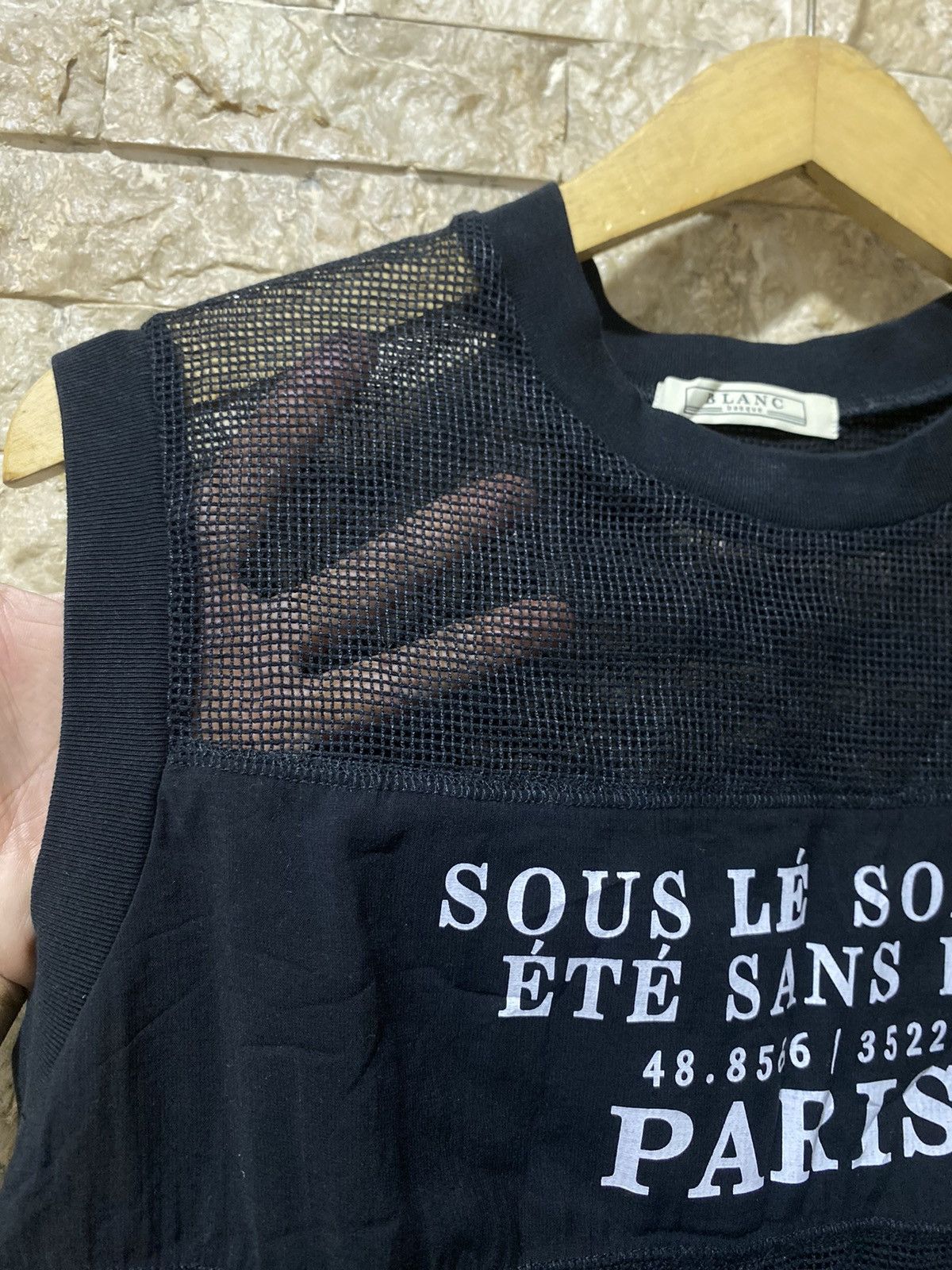 20471120 BLANC basque Mesh Tanktop Size US L / EU 52-54 / 3 - 2 Thumbnail