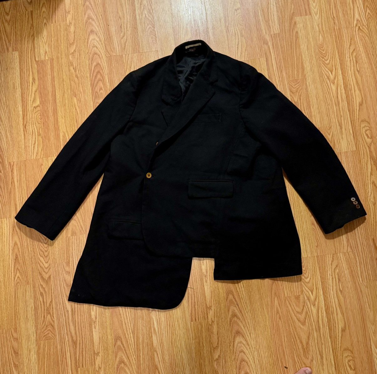 CDG Homme Plus Asymmetrical Blazer