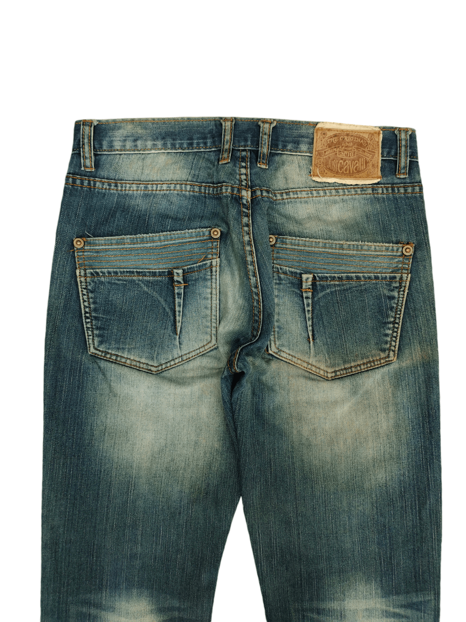 Just Cavalli Just Cavalli Distress Faded Denim Jeans Size US 31 - 13 Thumbnail